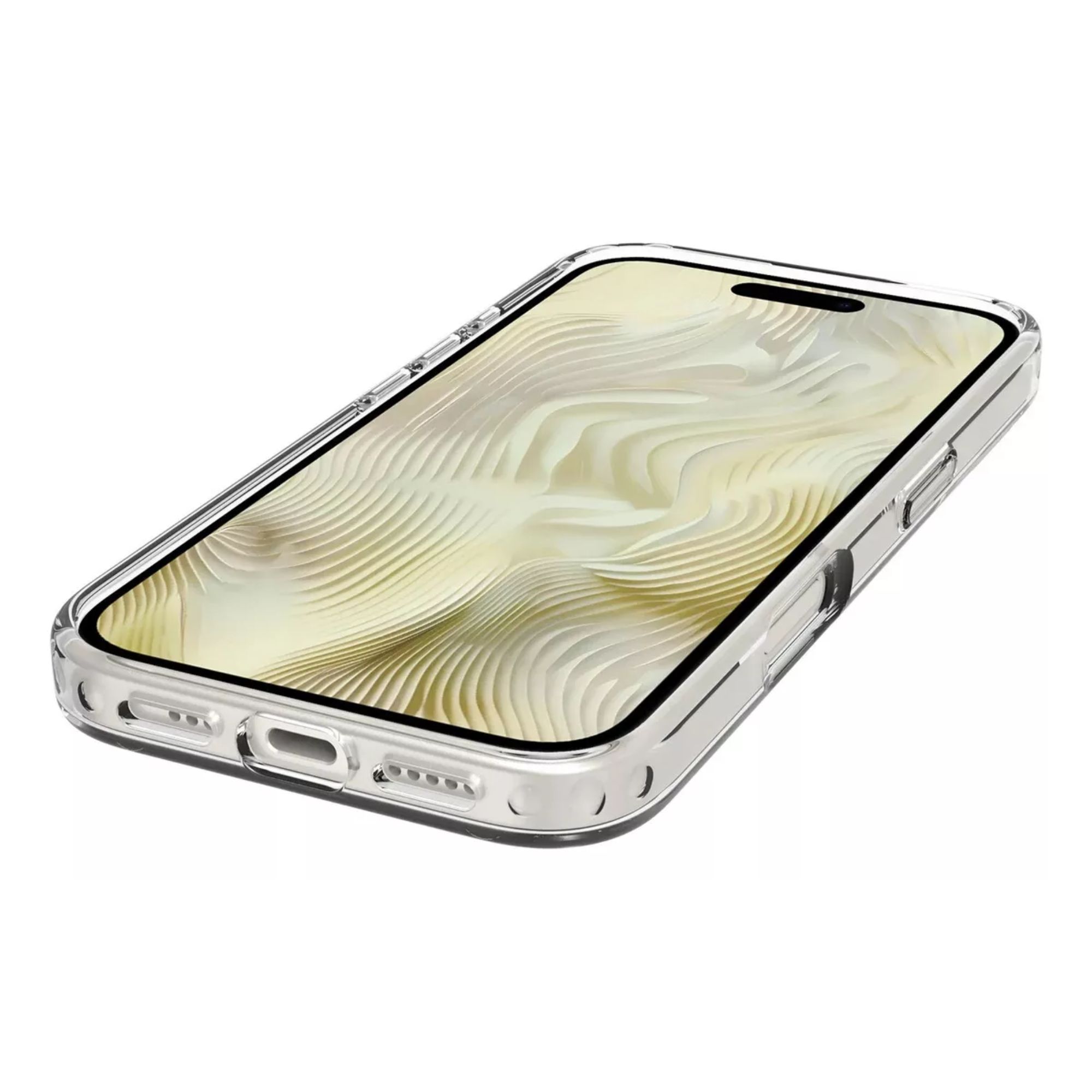 Kit Funda + Mica Pantalla + Aros Cámara Para iPhone Magsafe Para Iphone 12 pro max / Titanio