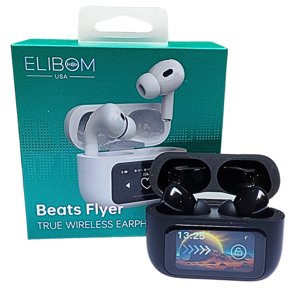 Audífonos Elibom Beats Flyer con Pantalla Táctil | Bluetooth | Multifunciones