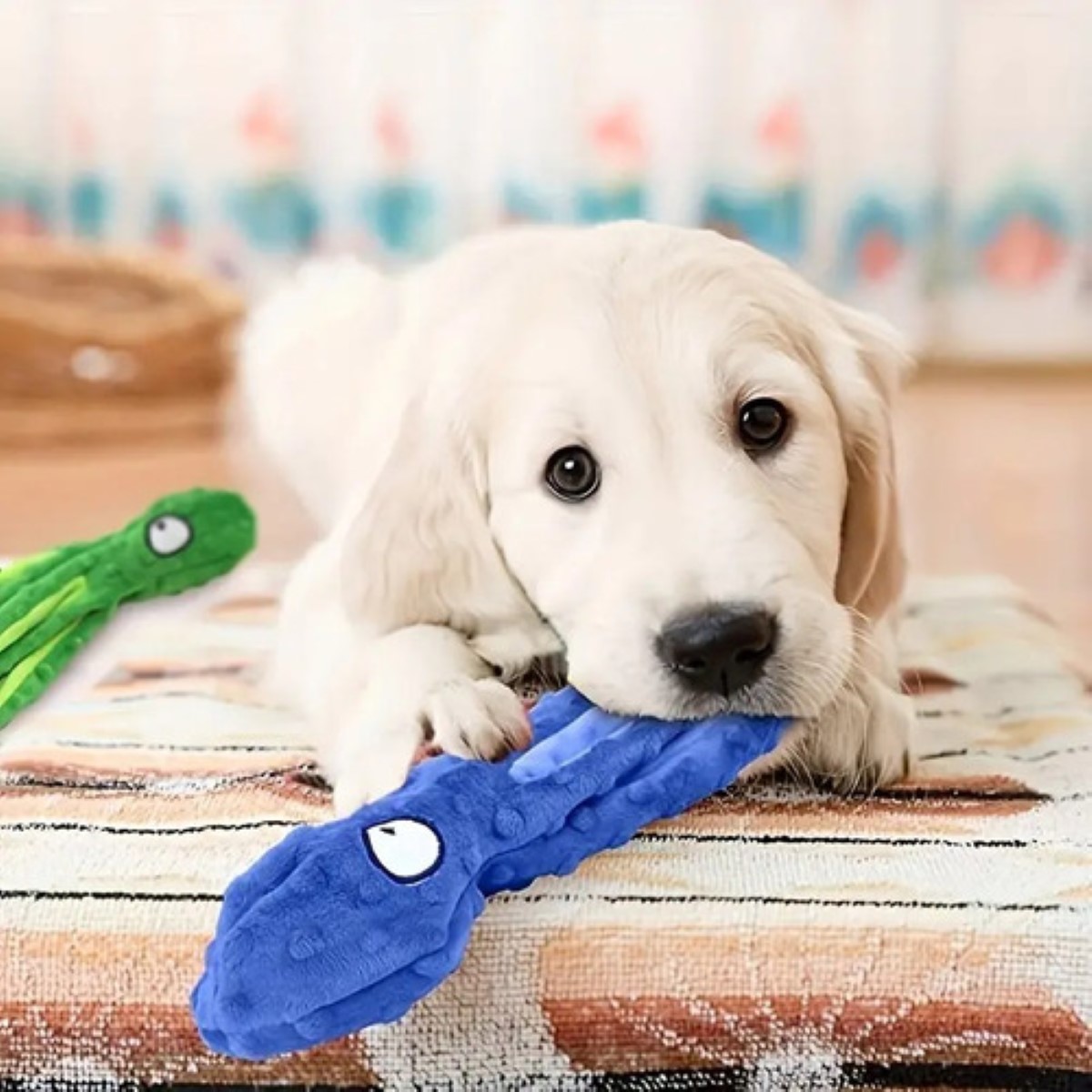 Peluches Para Perros Juguetes Para Mascota Juguete PULPO AZUL