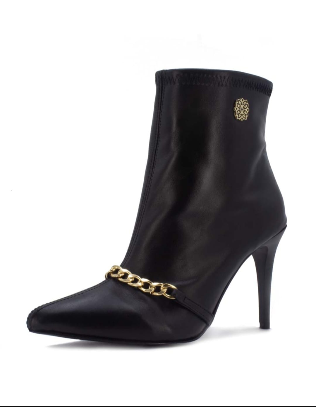 Botas de piel,Bota elegante, Bota de moda, Botas negras, Bota de mujer