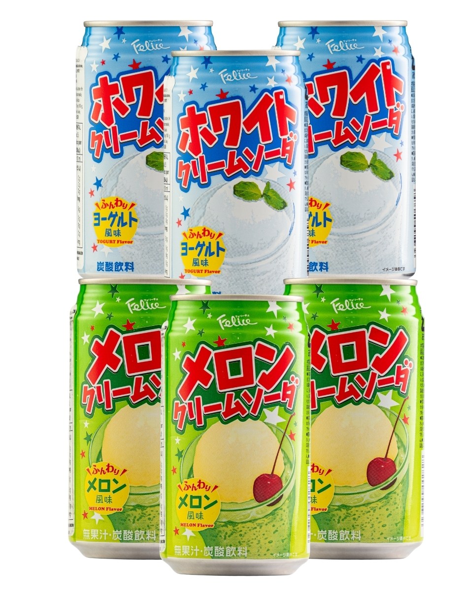 Six Pack Soda Felice Crema Melón y Yogurt 350 Ml