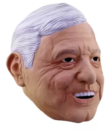 Peje Amlo Andres Manuel Lopez Obrador Máscara D Látex 