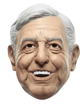 Peje Amlo Andres Manuel Lopez Obrador Máscara D Látex 
