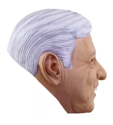Peje Amlo Andres Manuel Lopez Obrador Máscara D Látex 