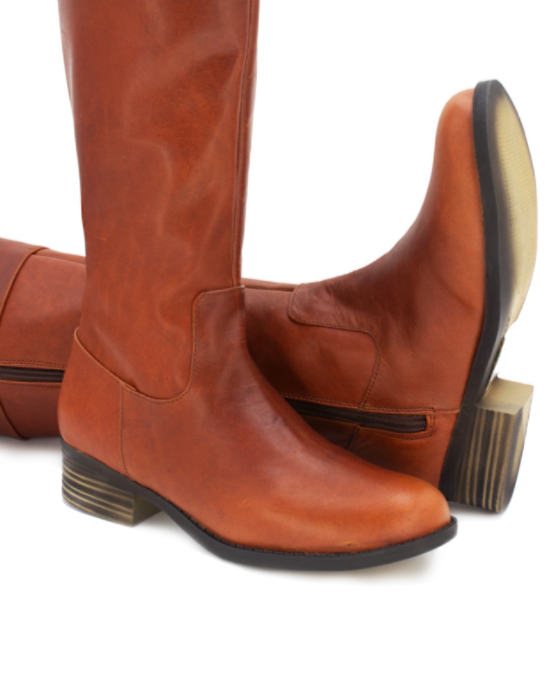Bota de dama, Bota de piel, Bota comoda, Botas de mujer, Botas largas