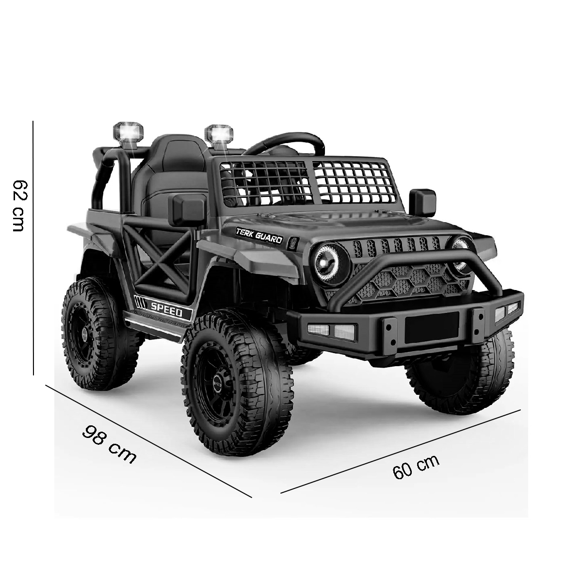 Montable Electrico Tipo Jeep X10A Rosa