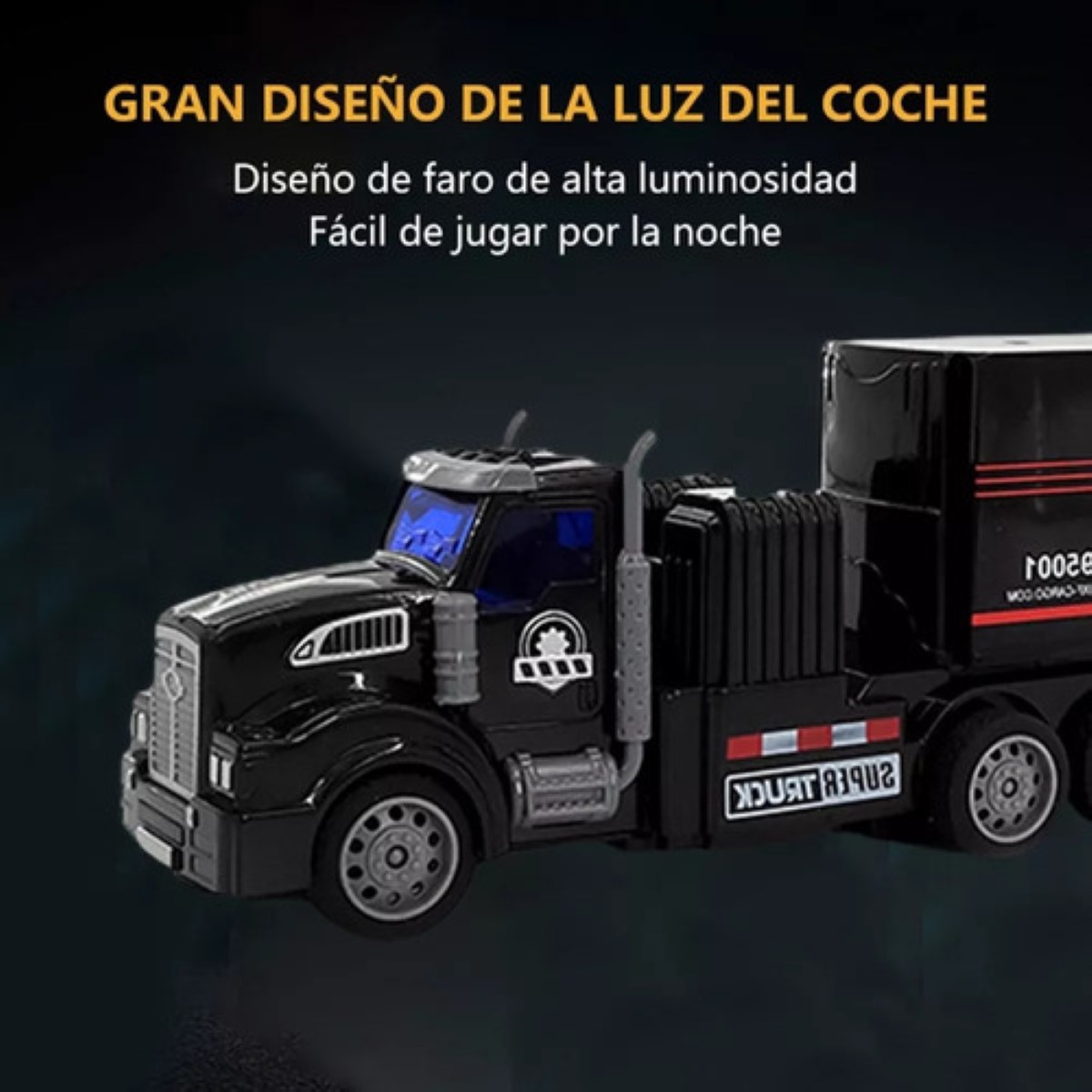 Trailer Control Remoto Trailer Juguete negro