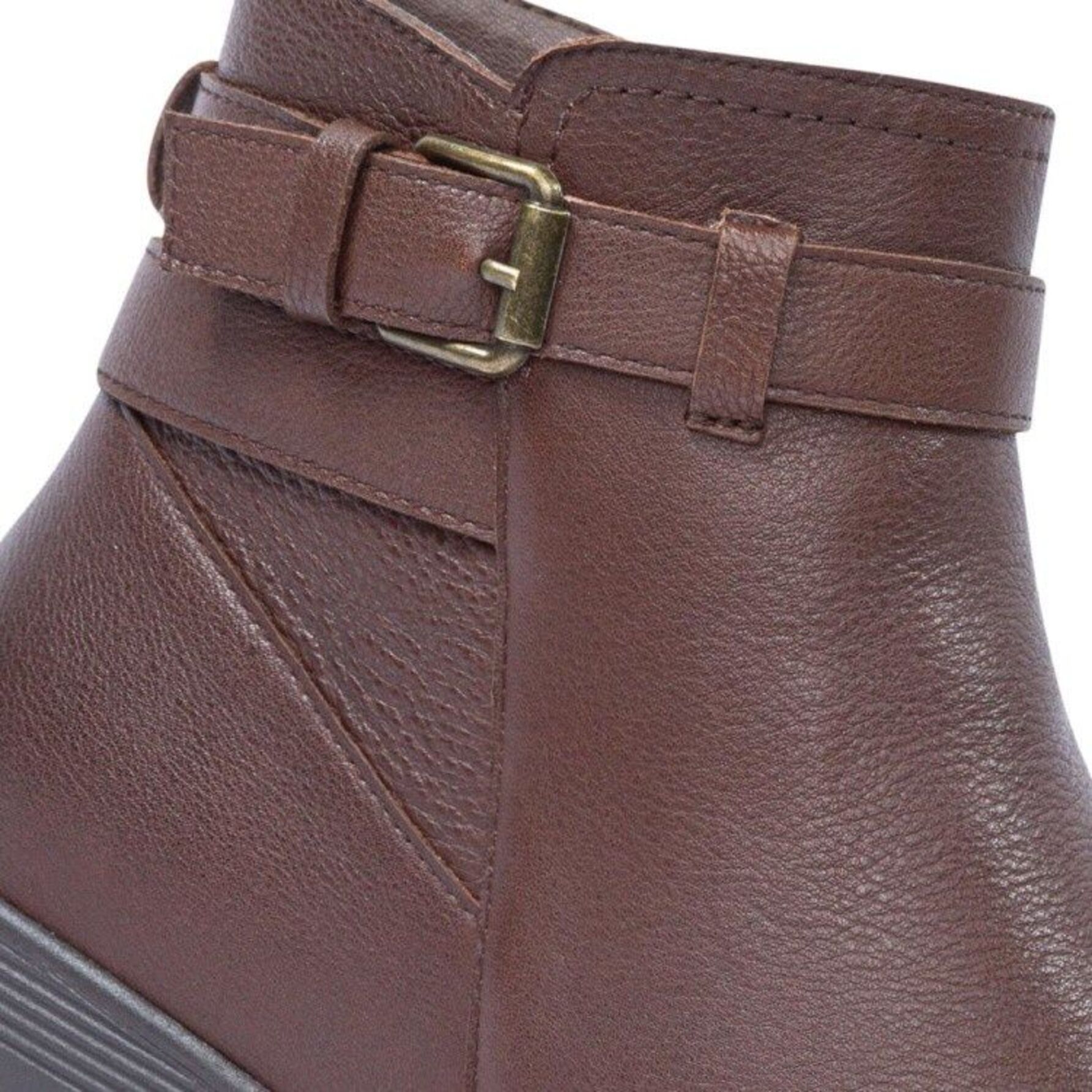 Bota para mujer, confort, de piel, con hebilla y cierre, marca Schatz Confort Flex 1143005