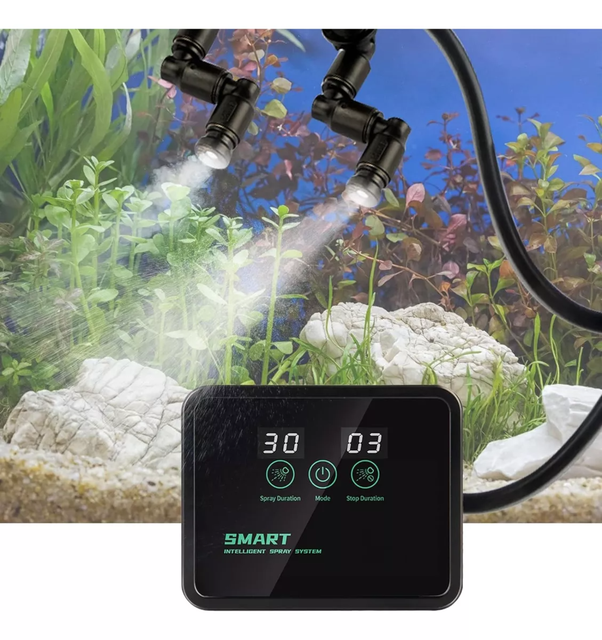 Sistema De Pulverización De Lluvia Nebulización Inteligente