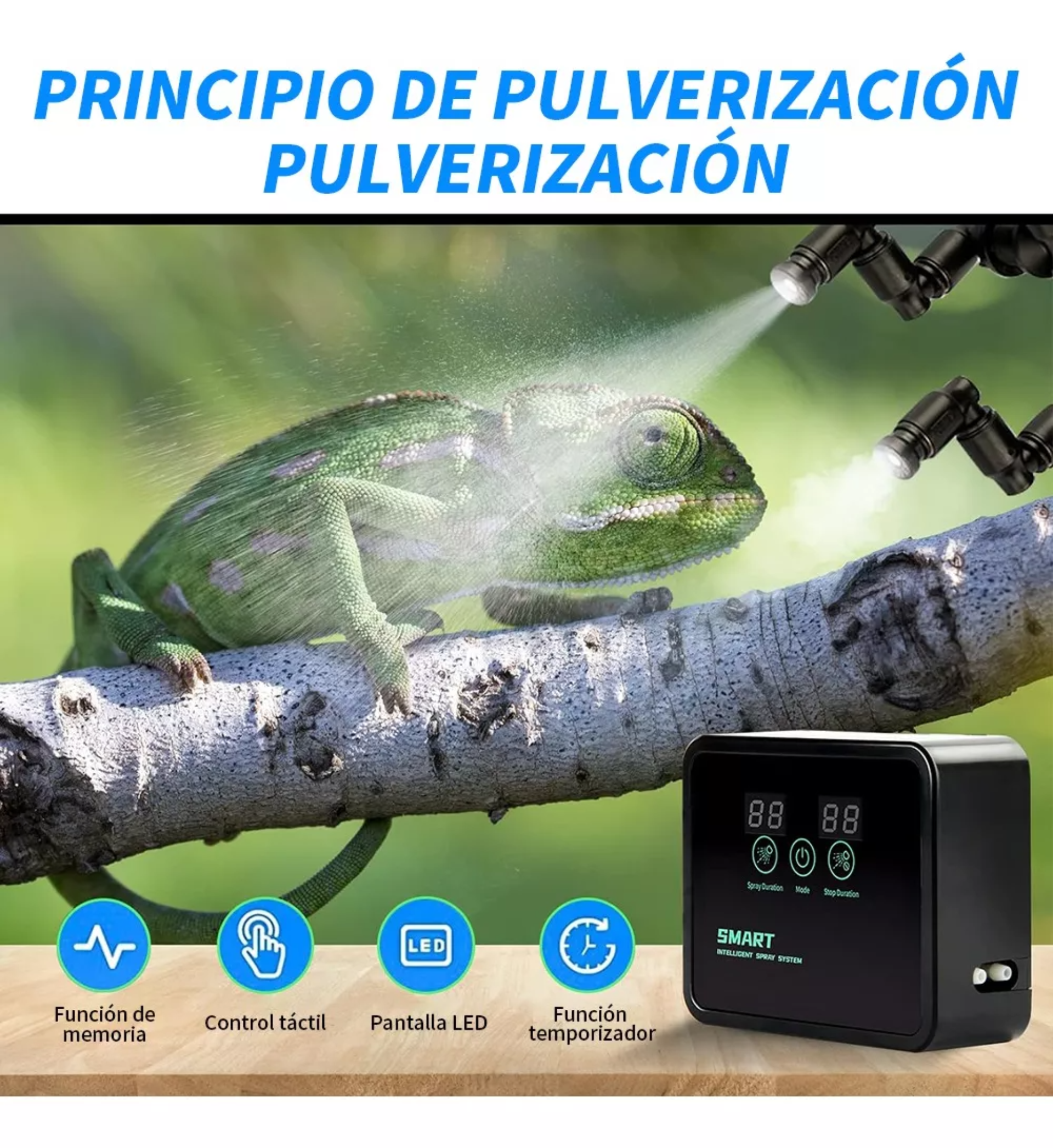 Sistema De Pulverización De Lluvia Nebulización Inteligente