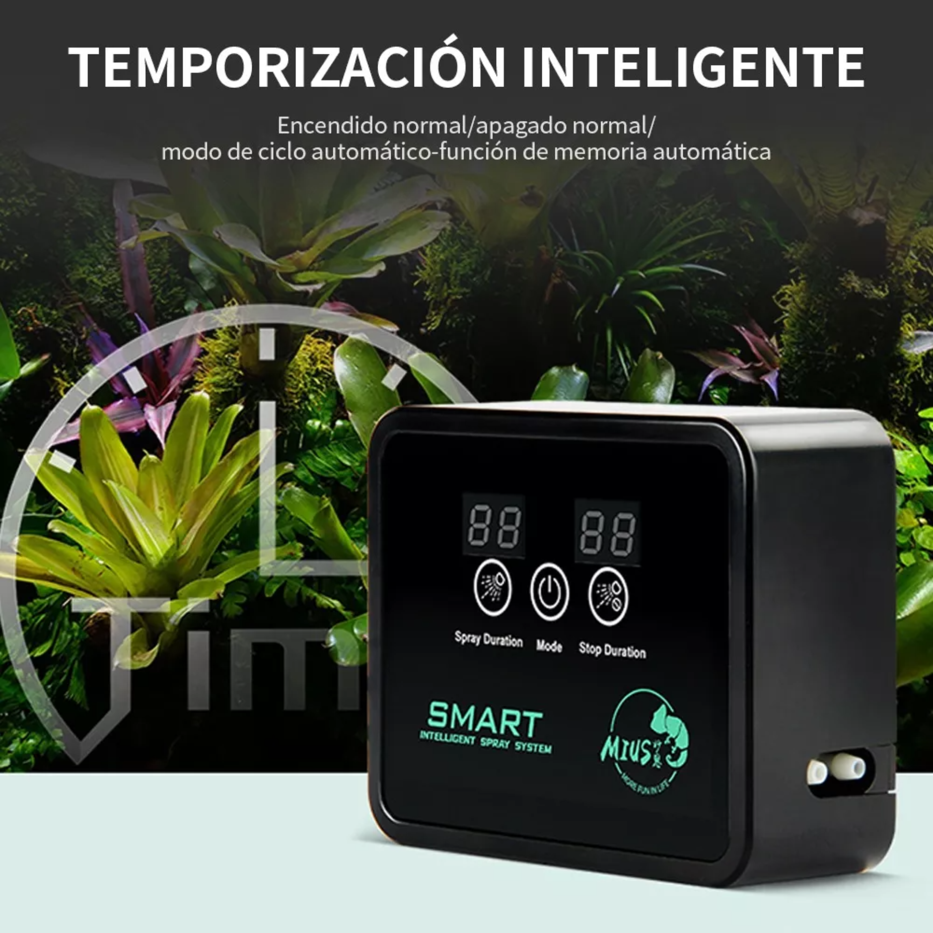 Sistema De Pulverización De Lluvia Nebulización Inteligente
