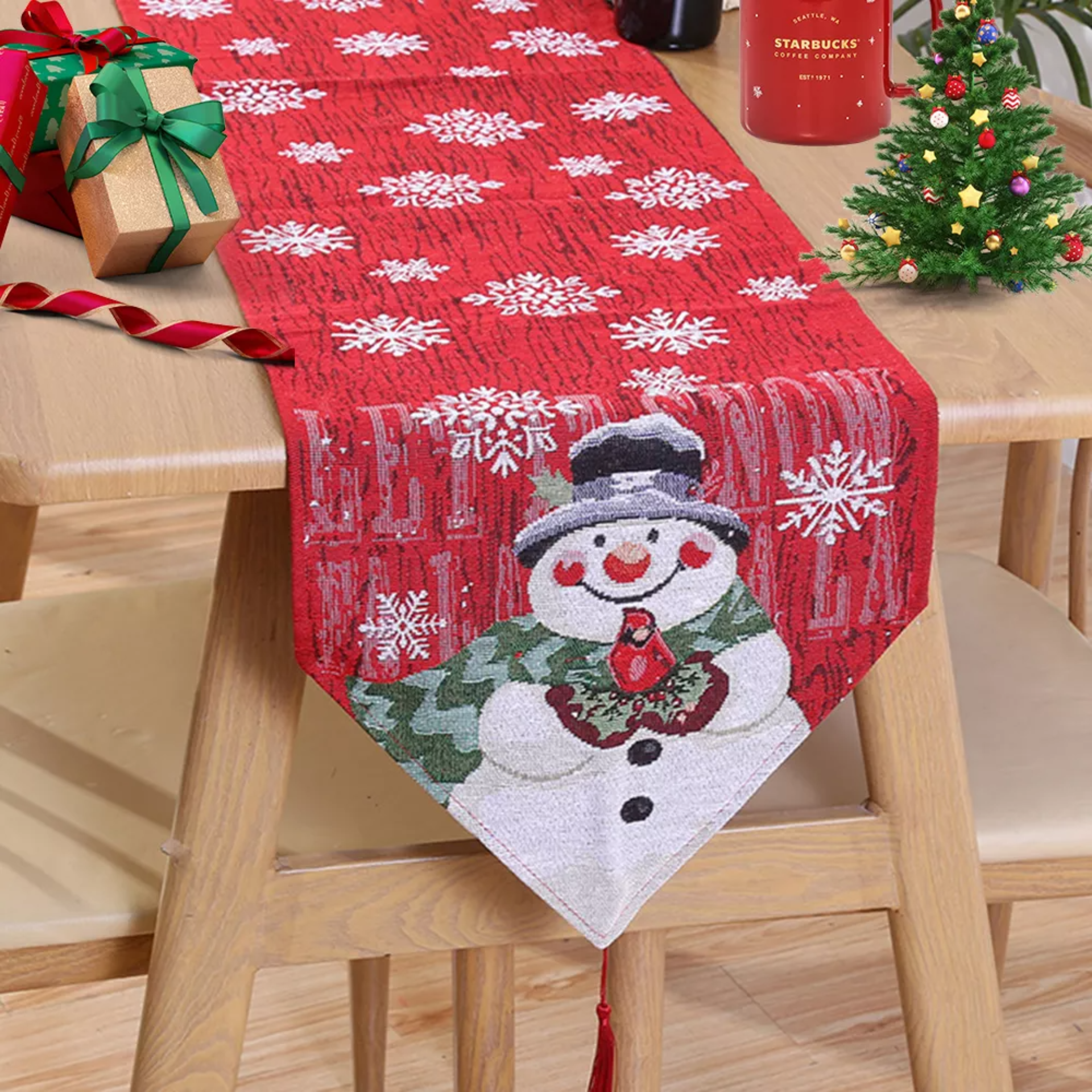 Camino De Mesa Navidenos Decoración Navidad Mantel 33x180cm