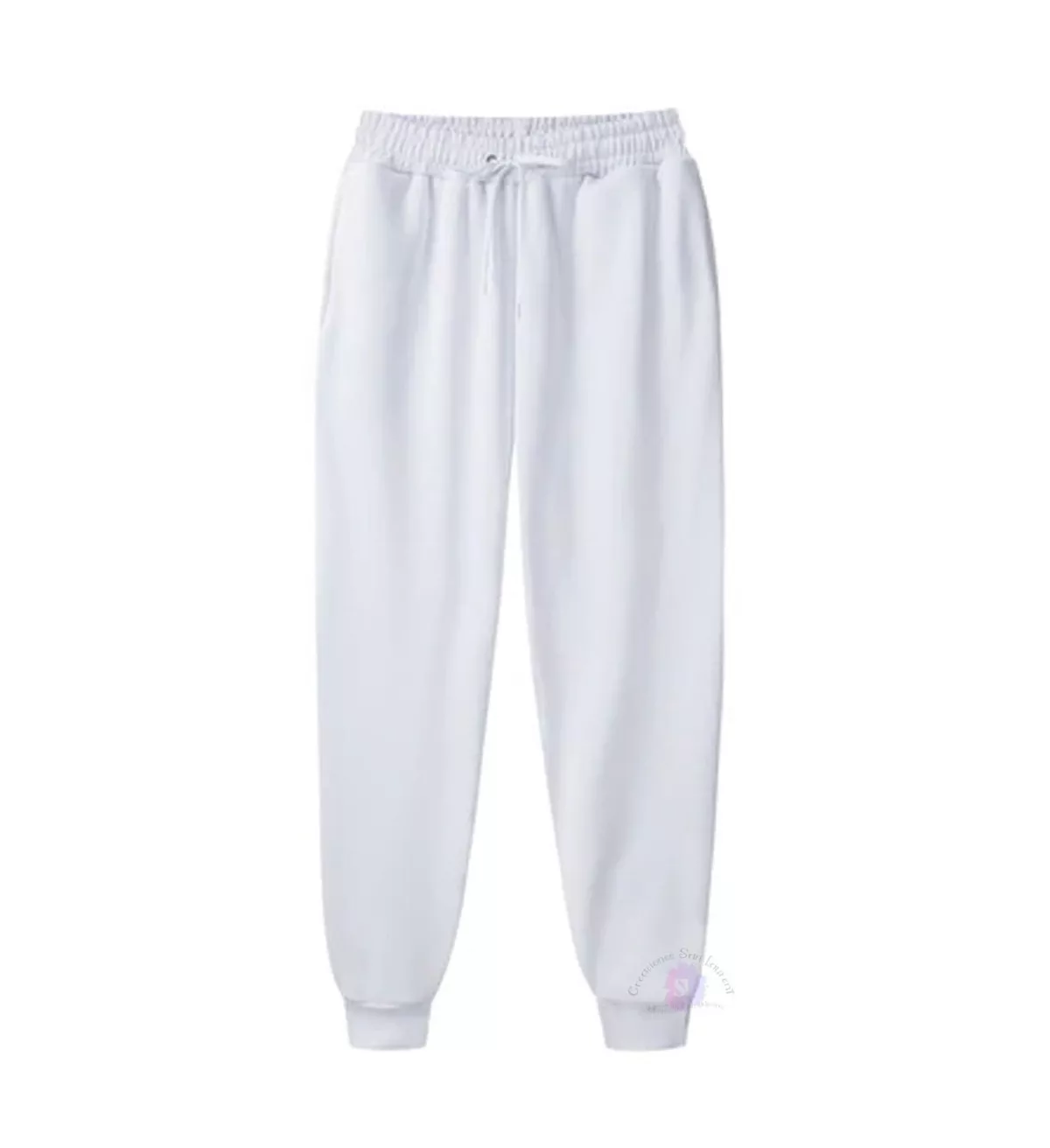 Pants Jogger Deportivo Gym Casual Elástico Calidad Blanco Talla M