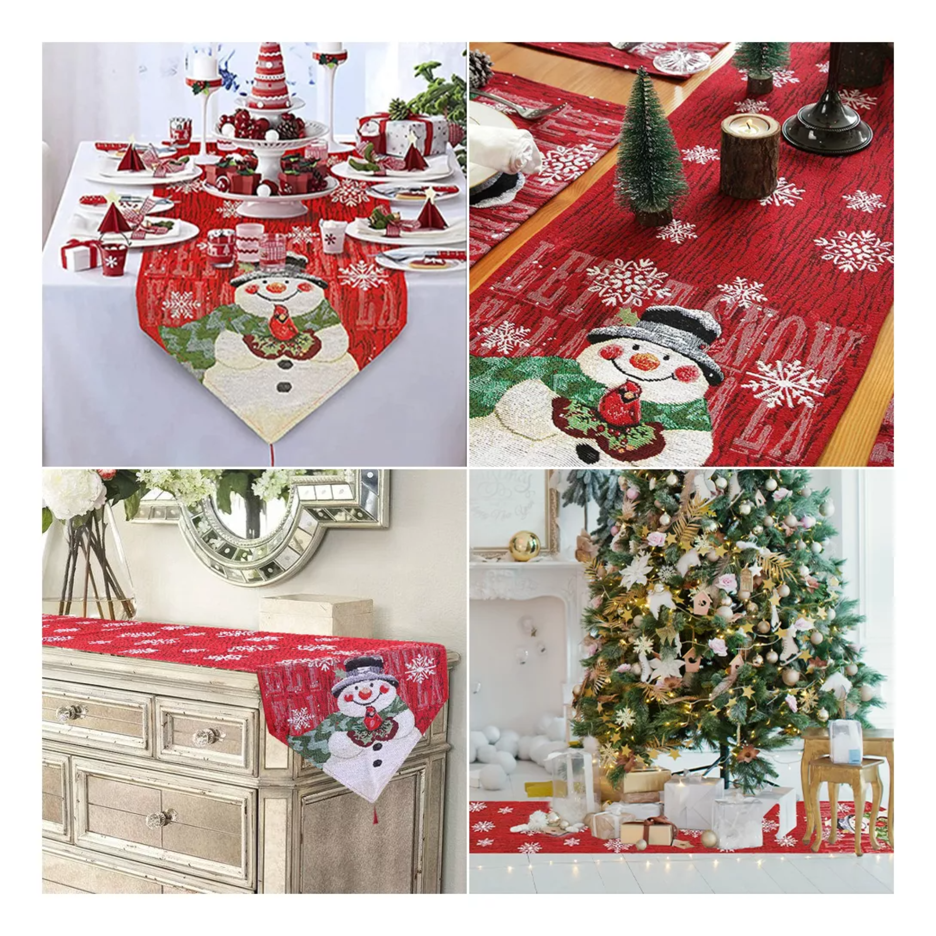 Camino De Mesa Navidenos Decoración Navidad Mantel 33x180cm