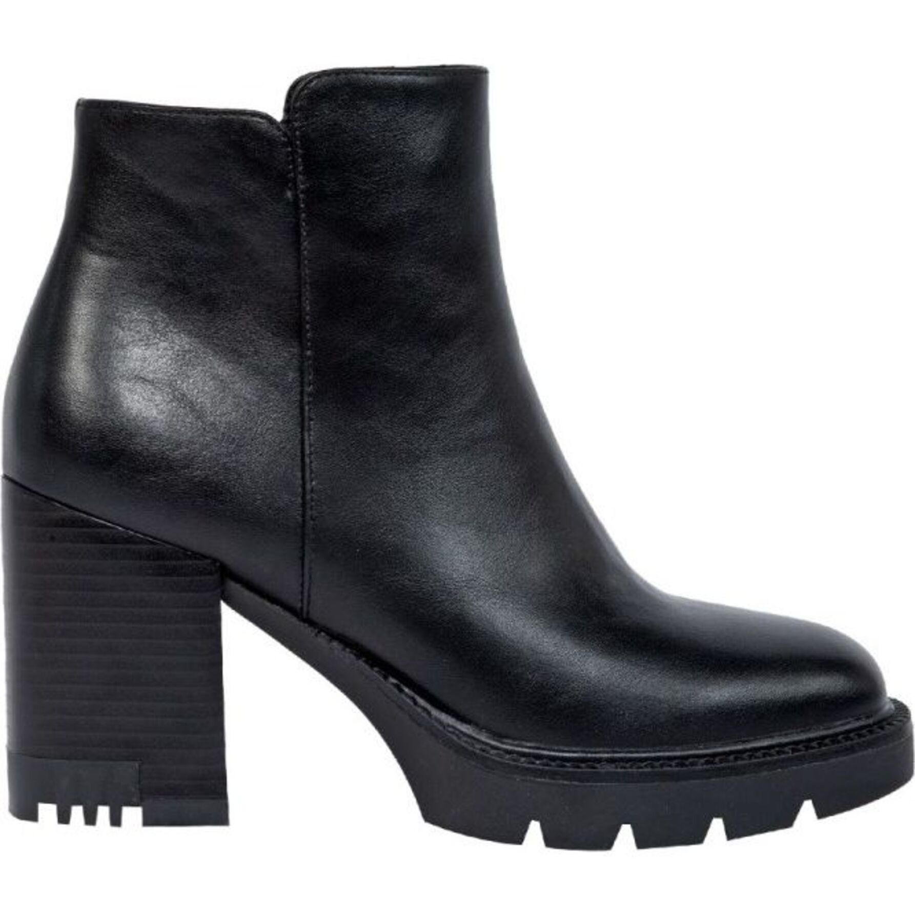 Bota para mujer, con suela track, con tacón alto y ancho, punta cuadrada, marca Tierra Bendita 1143017