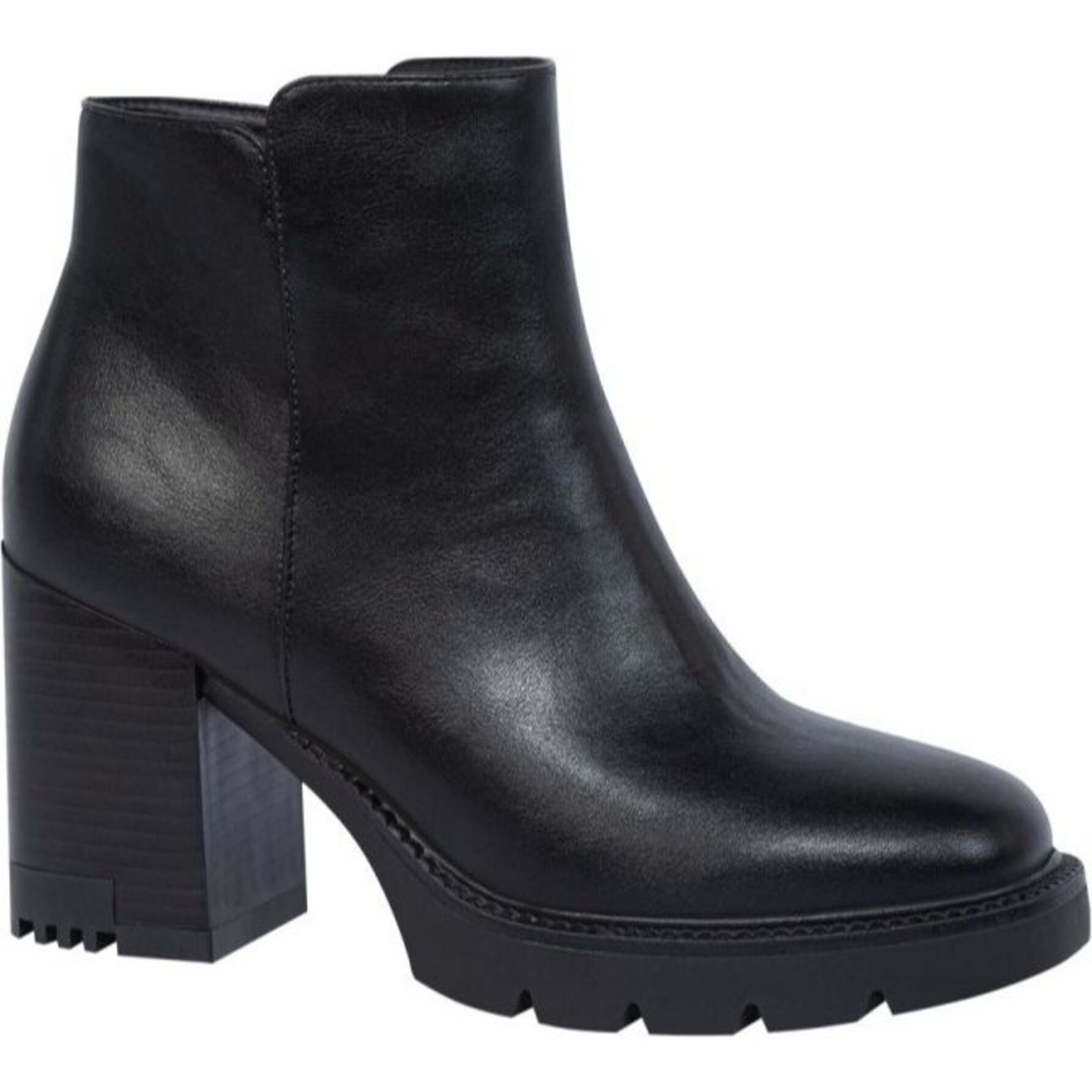 Bota para mujer, con suela track, con tacón alto y ancho, punta cuadrada, marca Tierra Bendita 1143017