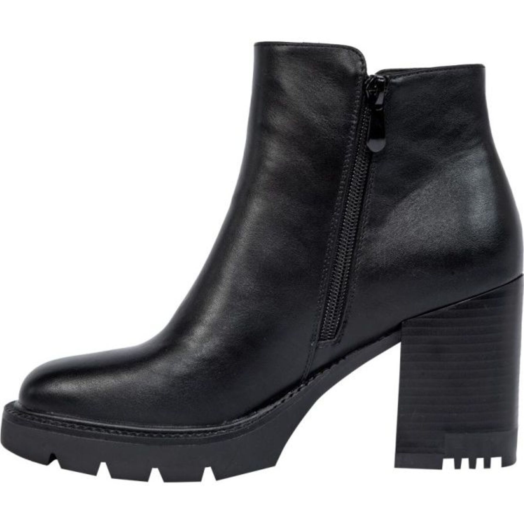 Bota para mujer, con suela track, con tacón alto y ancho, punta cuadrada, marca Tierra Bendita 1143017