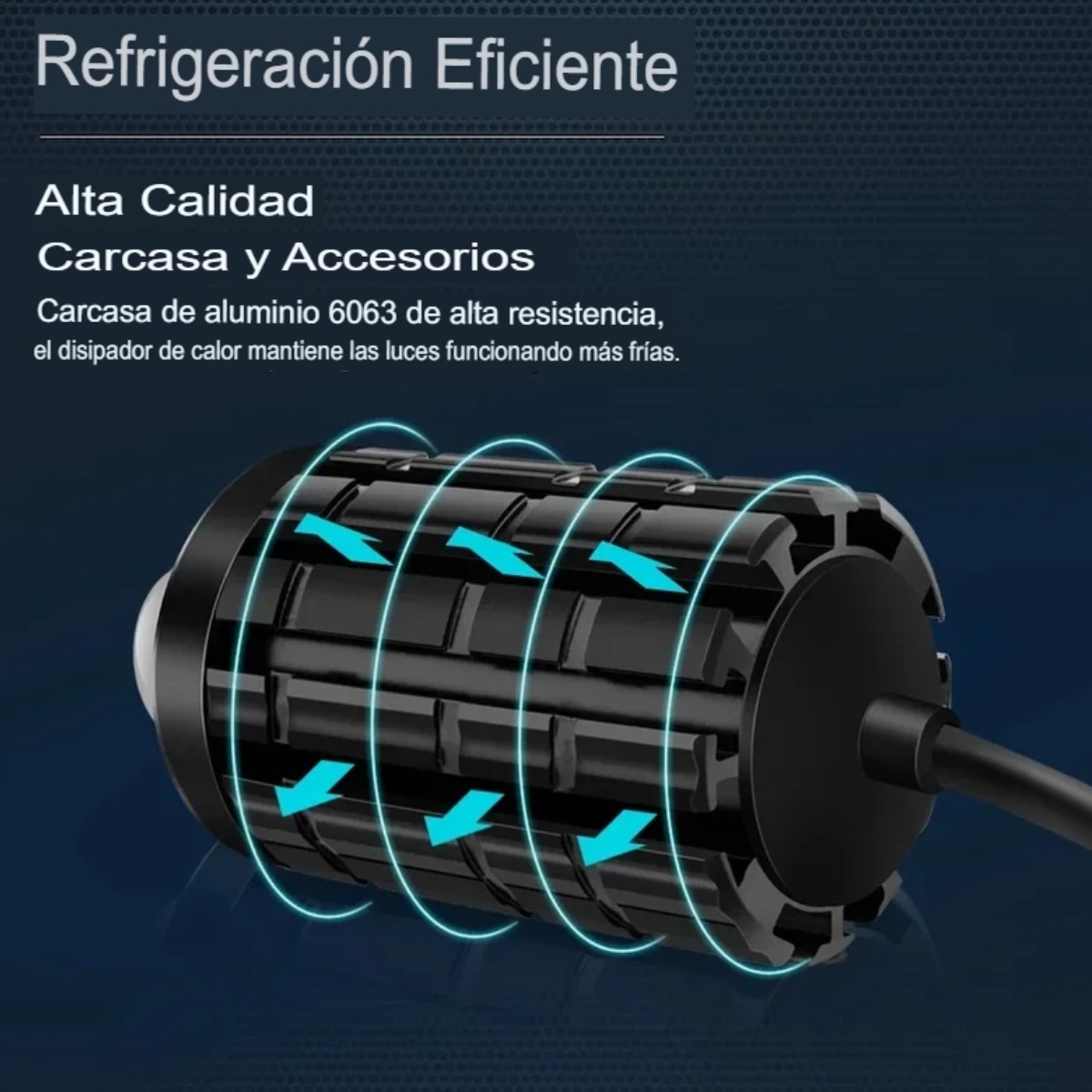 Faro auxiliar Mini luz motocicleta Color blanco lámpara foco antiniebla negro botón auto led metal.