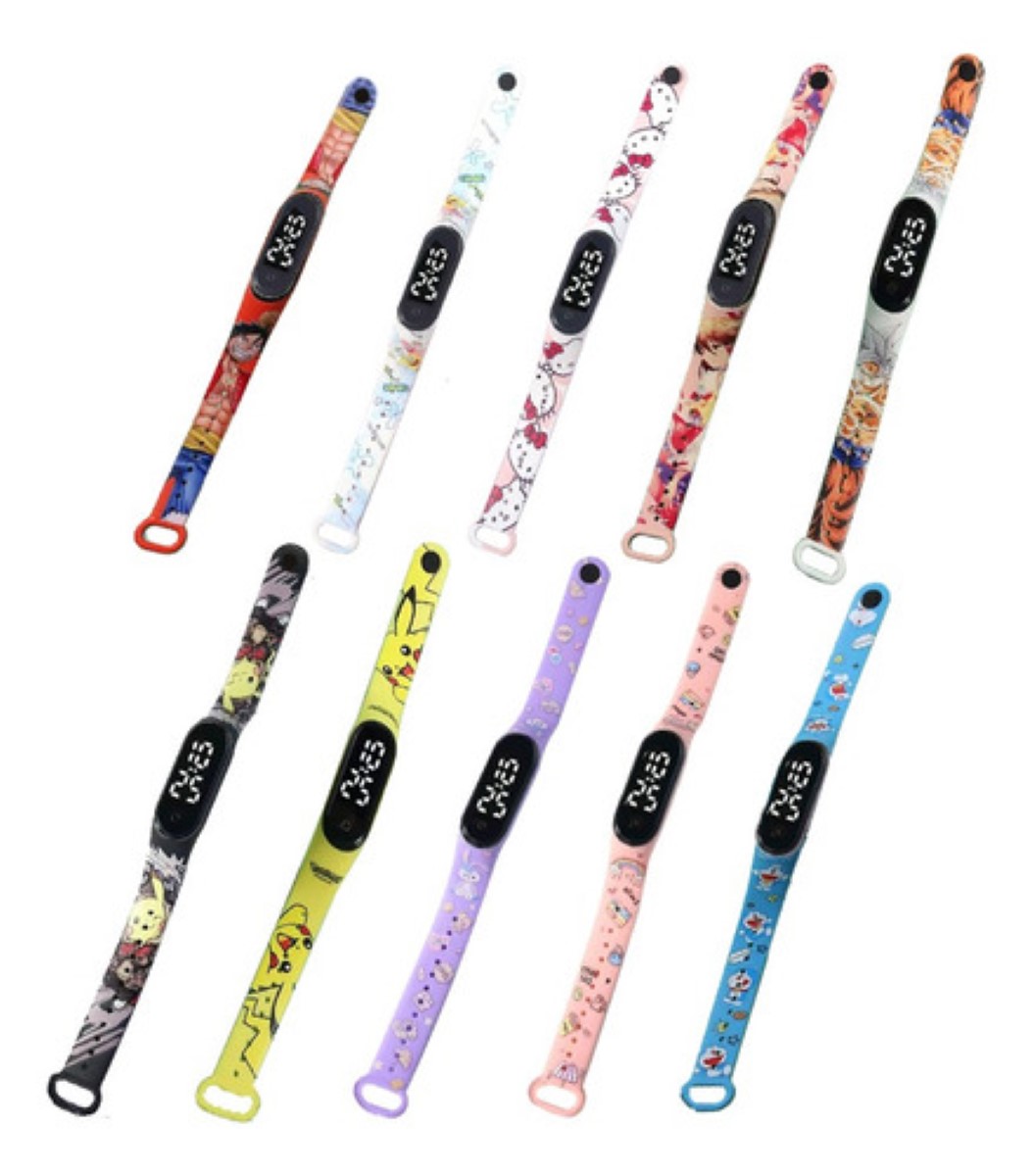 10pzs Reloj Digital Led Electrónico Relojes De Juguete COLORES