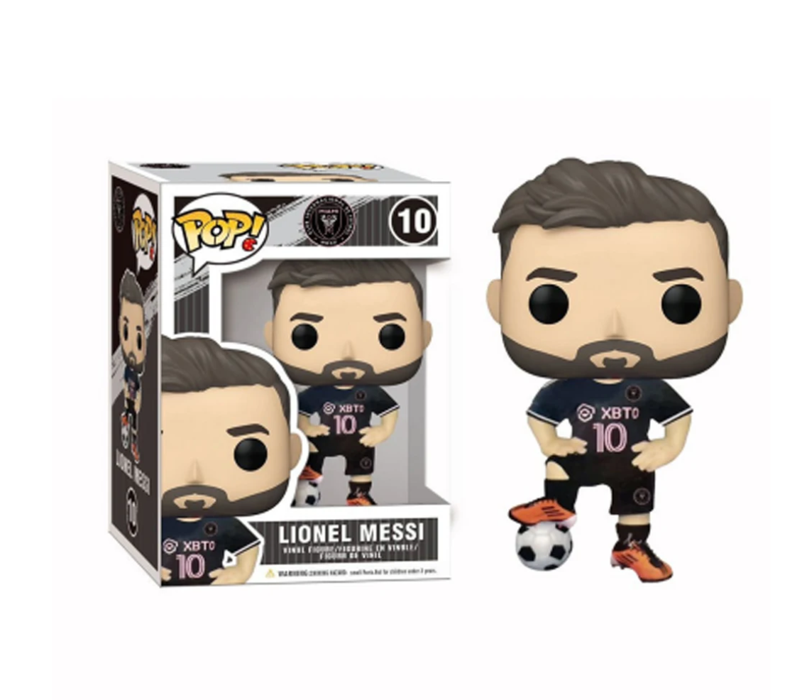 Funko Pop Fútbol Lionel Messi Inter De Miami Playera Negra