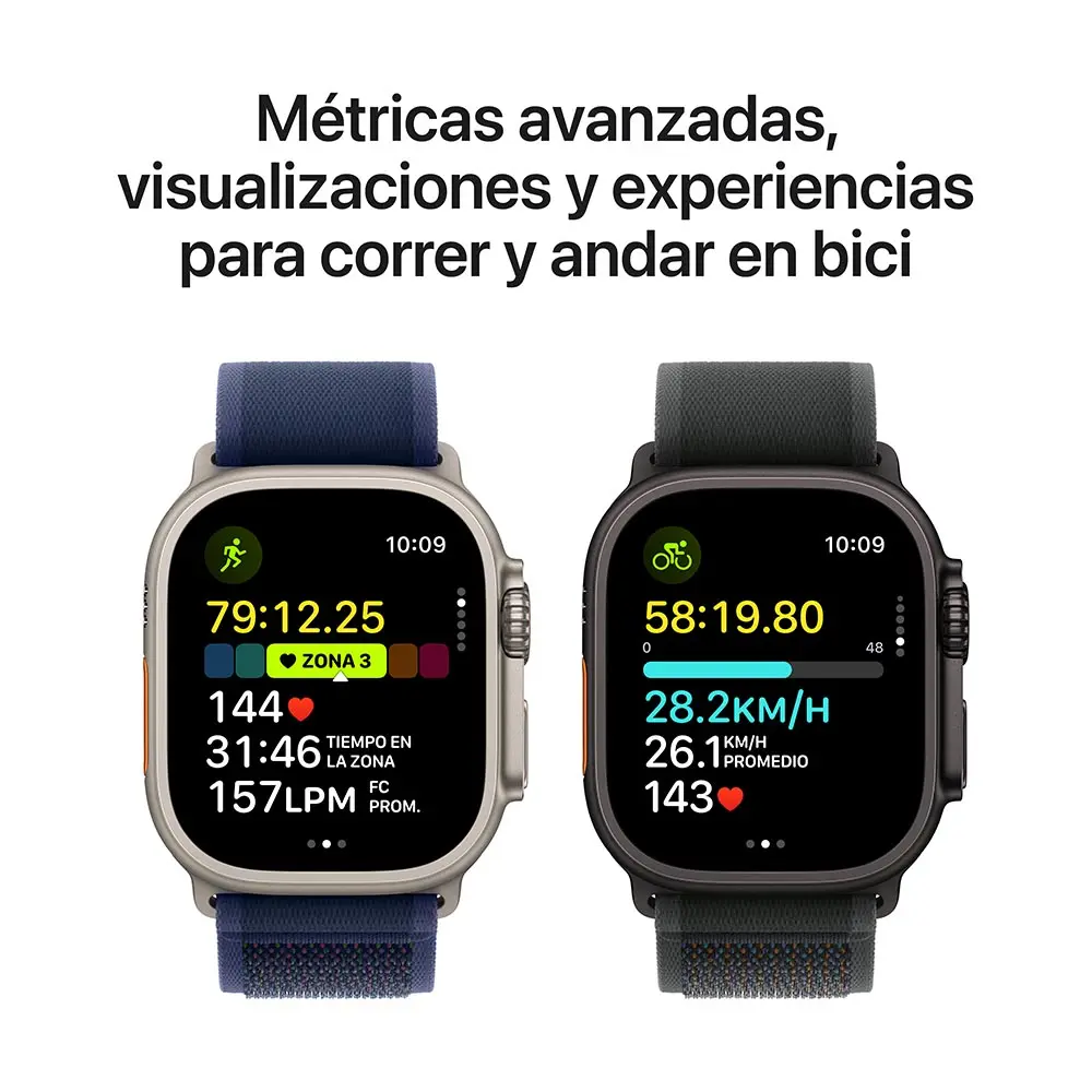 Apple Watch Ultra 2 (GPS + Cellular) Caja de titanio negro 49mm con Correa Ocean Negro