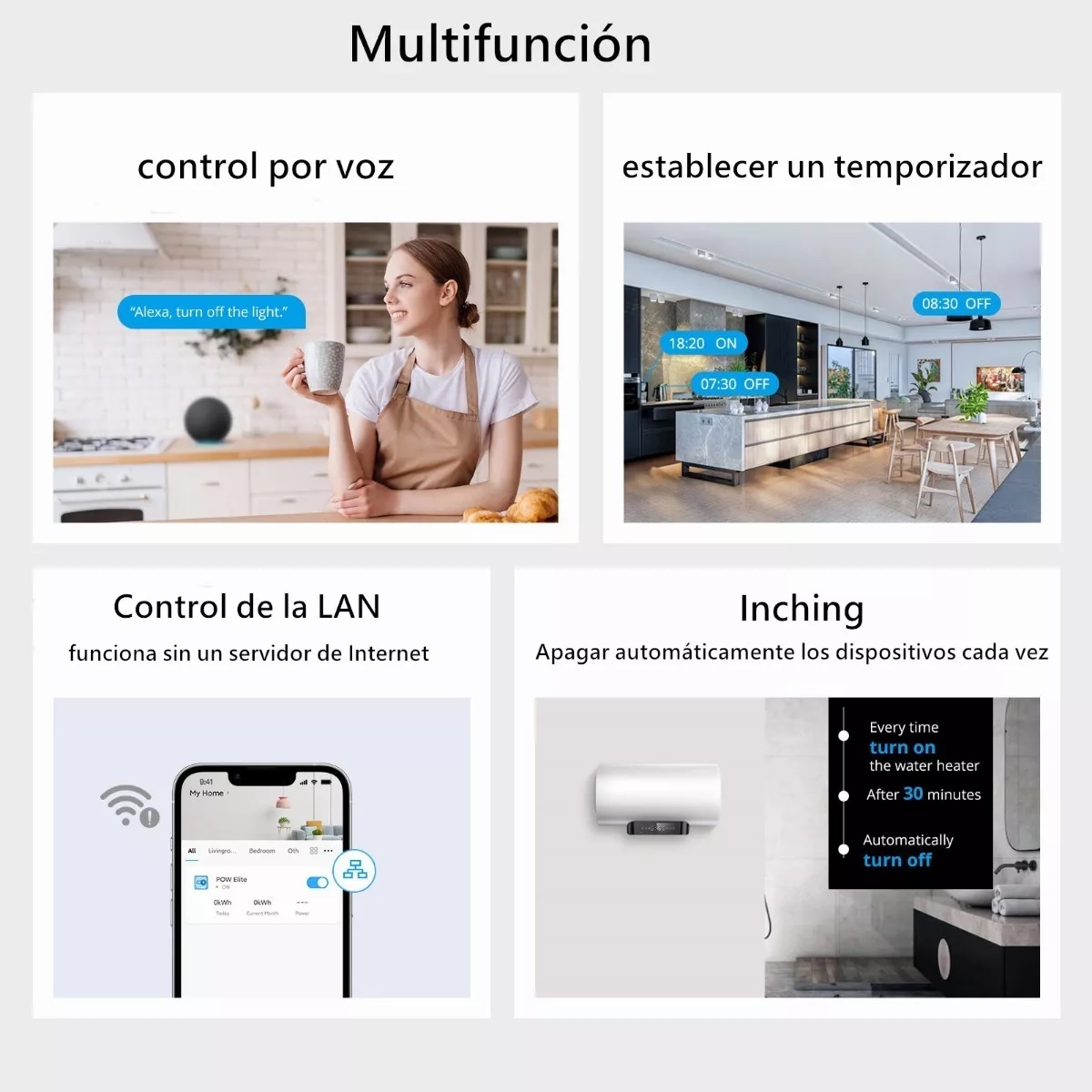 Interruptor Inteligente De Medidor Potencia Powr320d