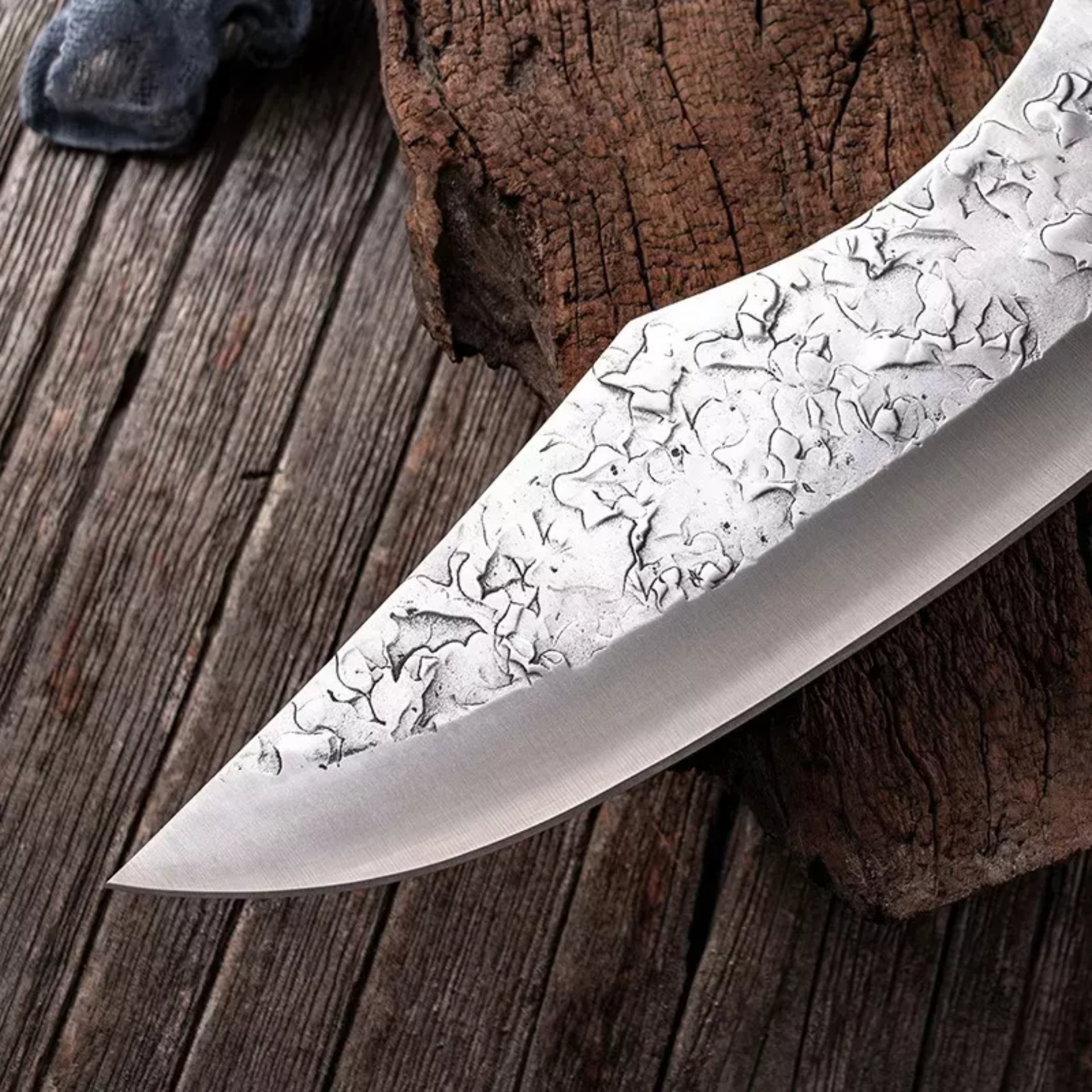 Cuchillo Chef De Cocina Profesional De Acero Forjado A Mano