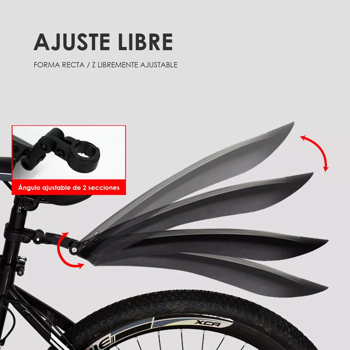 Salpicaderas Trasera Y Delantera Para Bicicleta Universal Azul