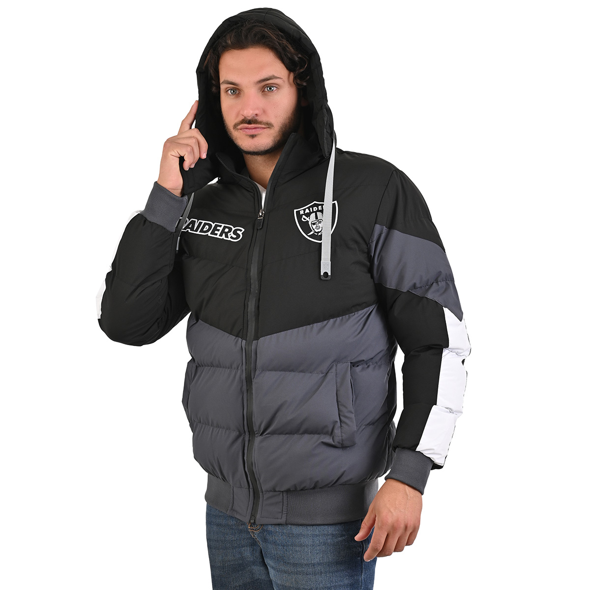 Chamarra para Hombre de la NFL Las Vegas Raiders Jason