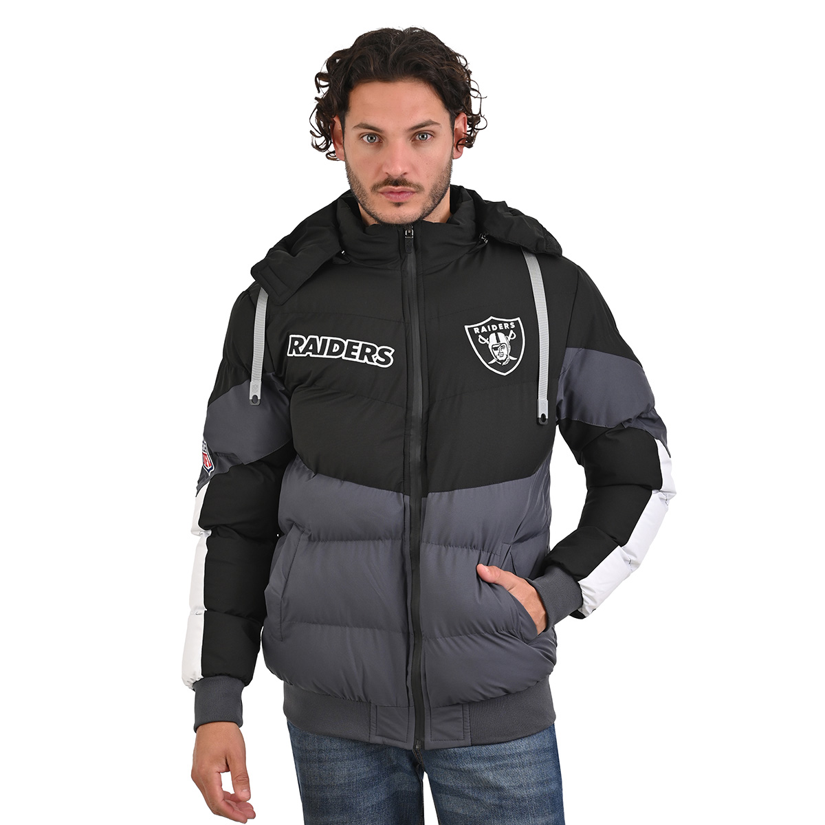 Chamarra para Hombre de la NFL Las Vegas Raiders Jason