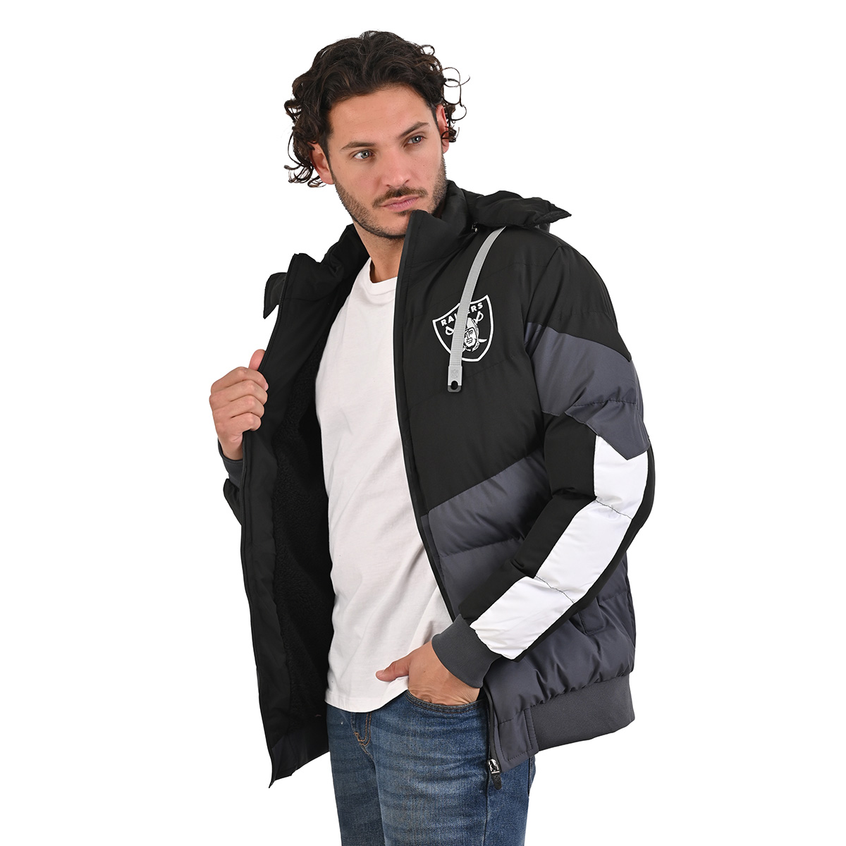 Chamarra para Hombre de la NFL Las Vegas Raiders Jason