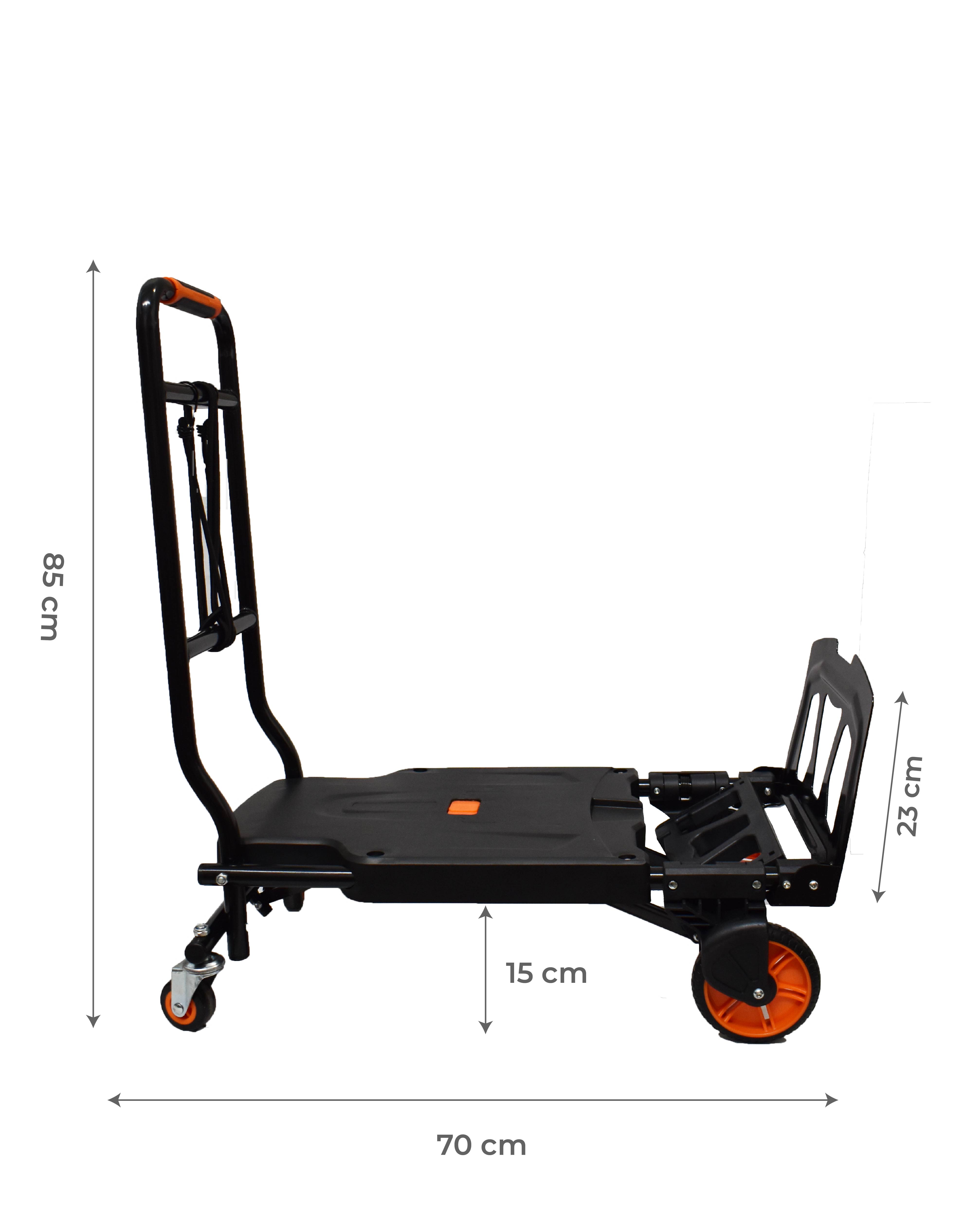 Carrito Plegable  Convertible en Diablito  Carga Máxima 200KG 