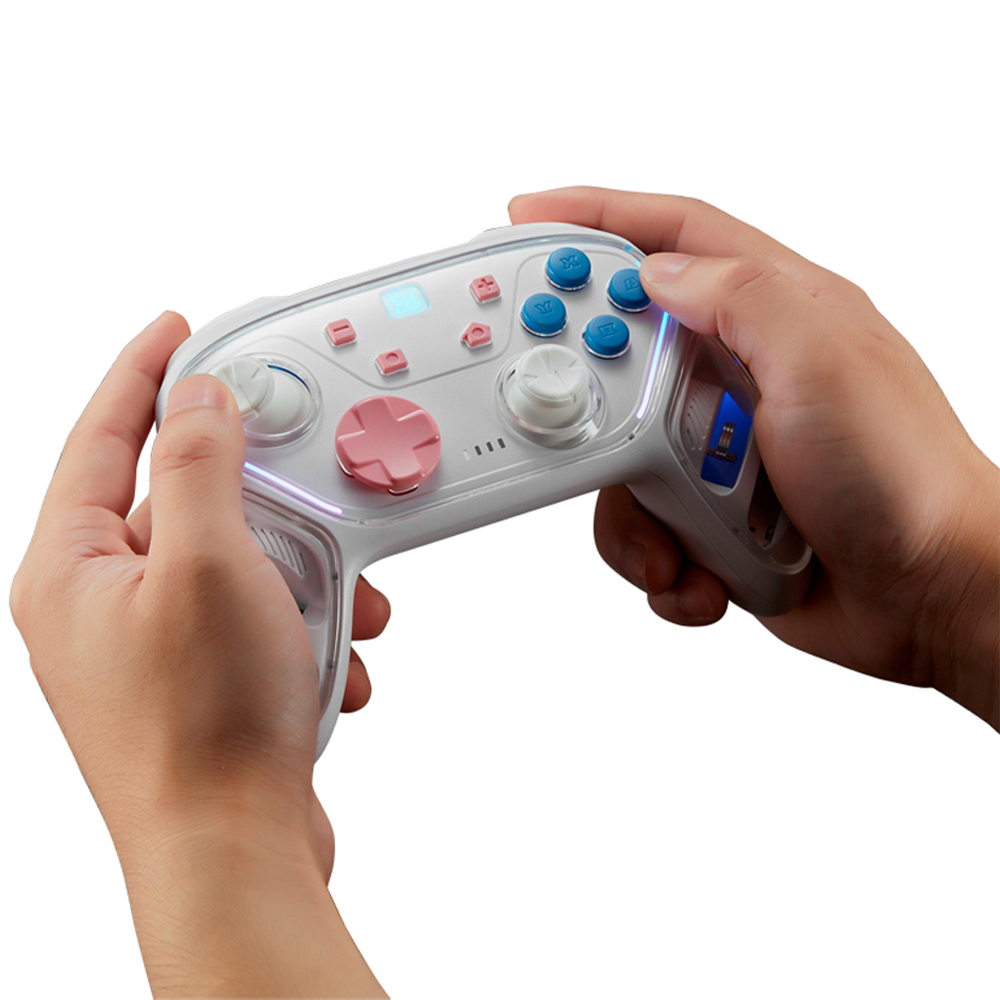 Pro Controller Binbok Para Nintendo Switch Blanco