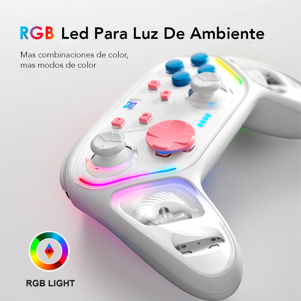 Pro Controller Binbok Para Nintendo Switch Blanco