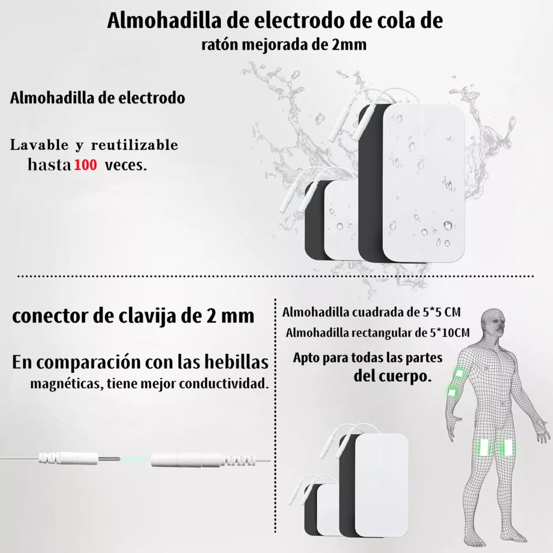 Tens Ems Electroestimulador De Pulso Alivia Dolor 36 Modos