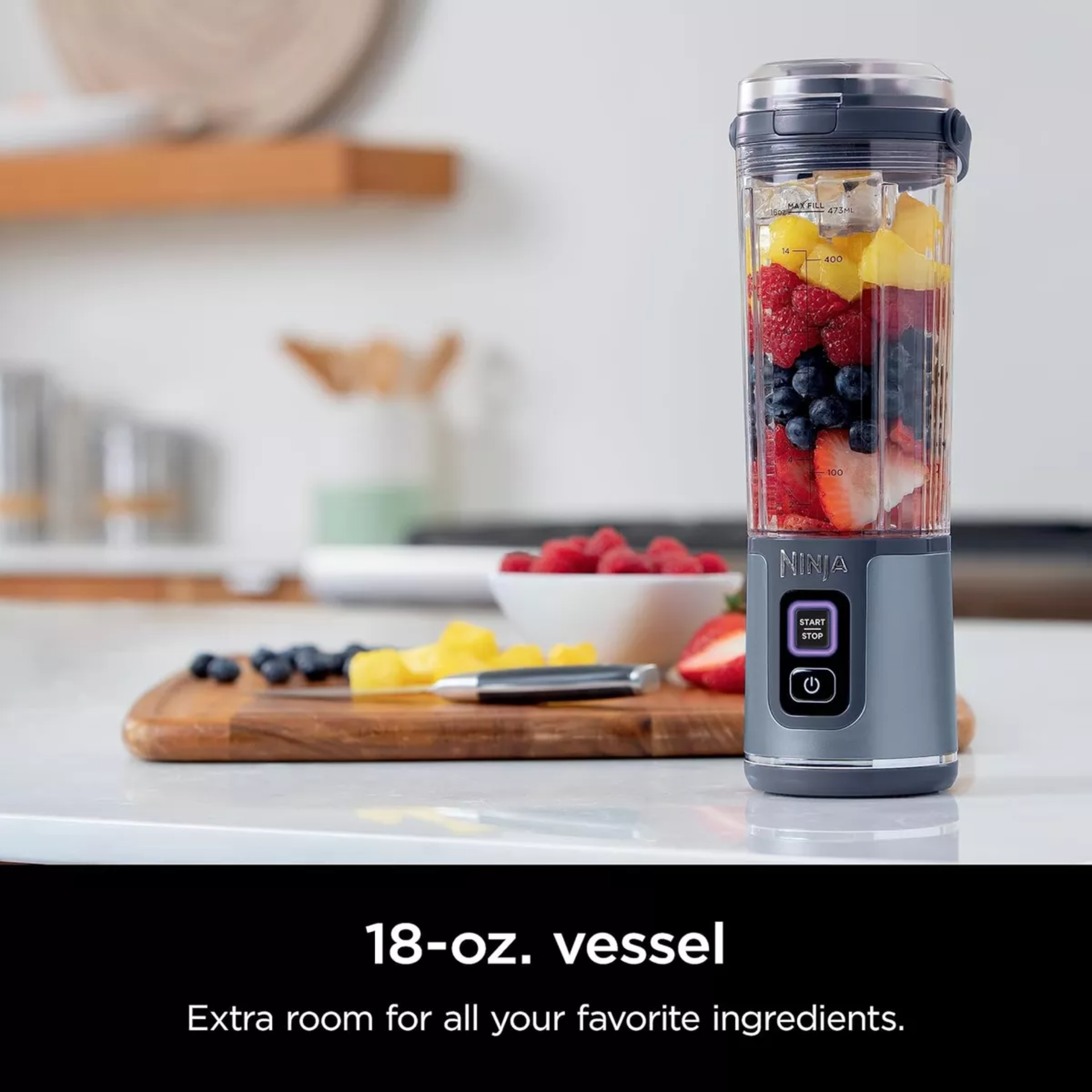 Licuadora Portátil Ninja Blast Modelo Bc151 Inalámbrica 18oz