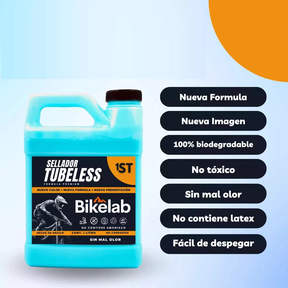 Sellador Tubeless Bikelab 1 Litro + Bote Aplicador 125m
