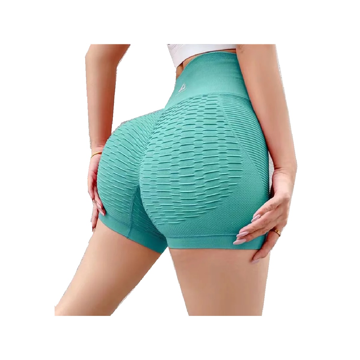 Moda Shorts Mujer Deportivo Calidad Premium Short Gym Verde