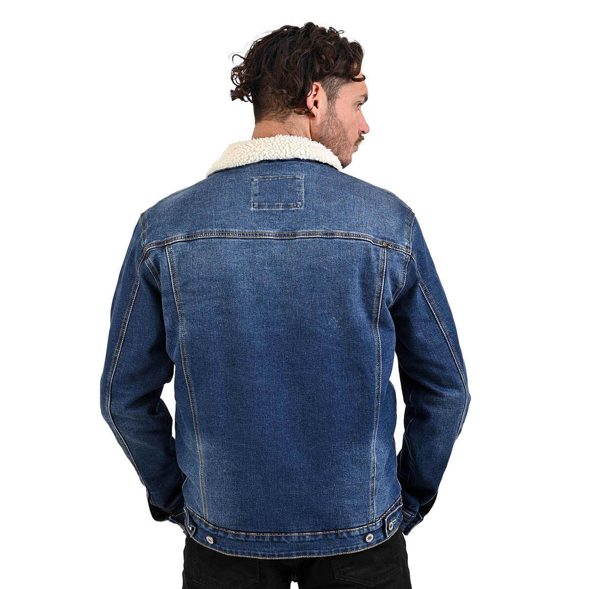 Chamarra De Mezclilla Con Borrega Para Hombre Thats Hot