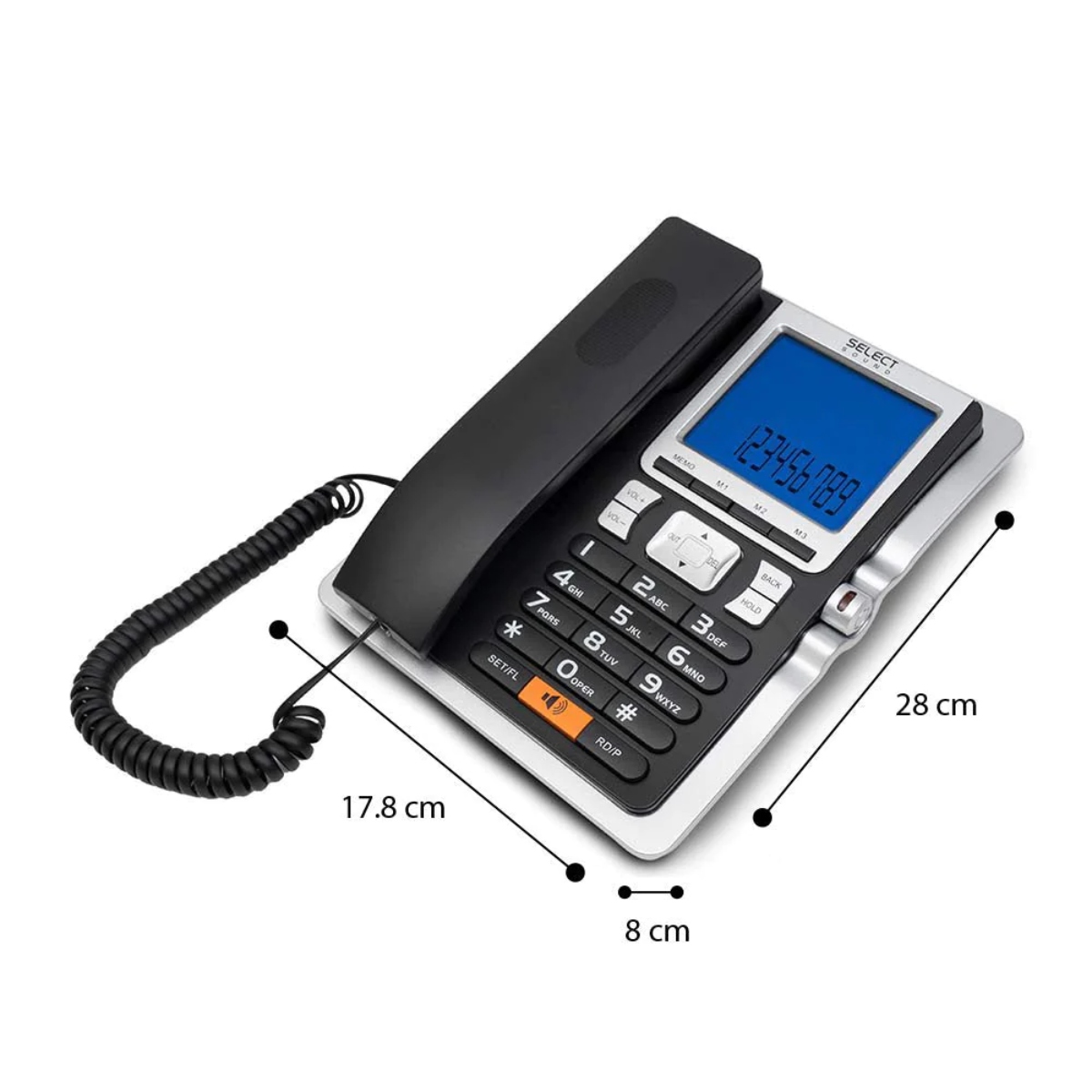 Teléfono de Escritorio Select Sound 8028 C/Identificador de Llamadas ENDY2