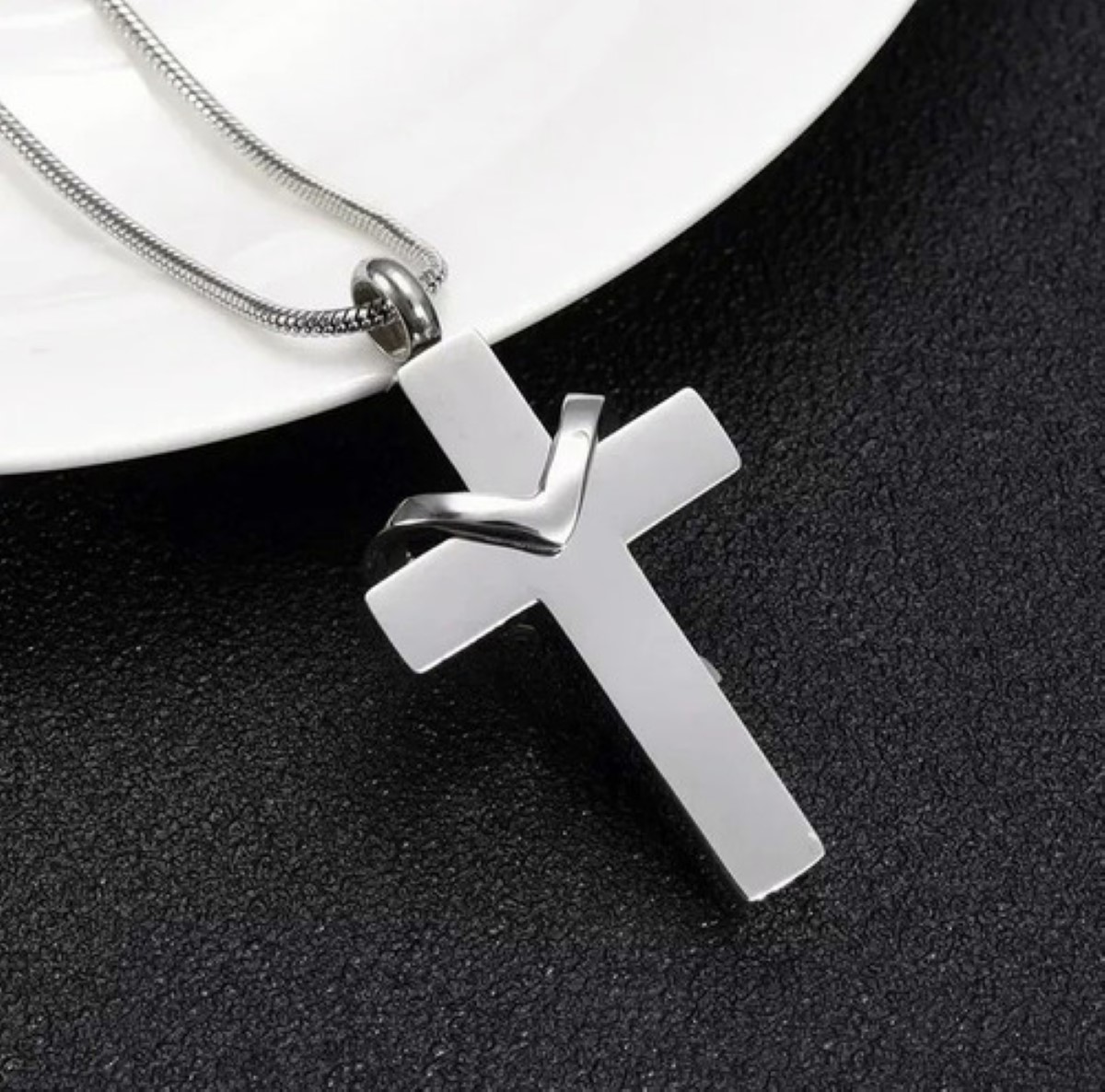 Collar Dije/urna Funeraria Ceniza Joyería Cremación +embudo plata