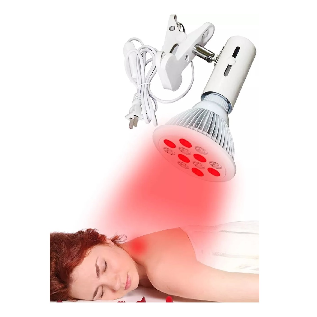 Luz Roja Terapia 660nm 850 Nm Bombilla Infrarroja Cercana Color de la luz Red