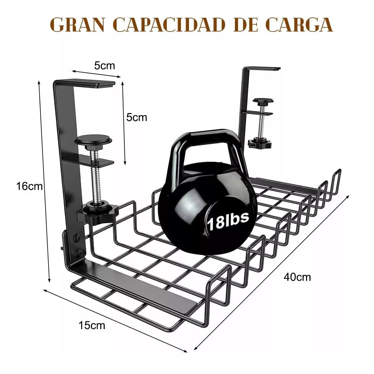 Bandejas De Gestión De Cables Para Debajo Del Escritorio