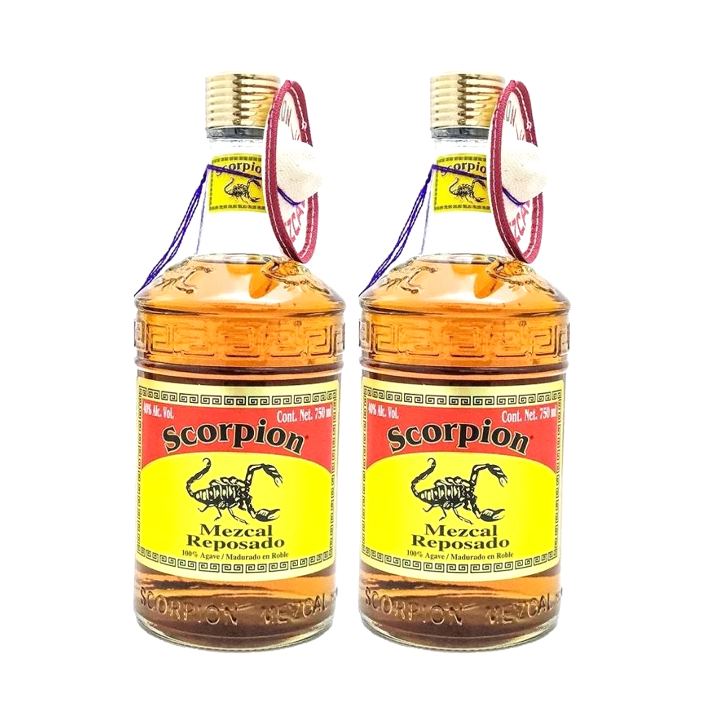Duo Pack Mezcal Reposado Scorpion 750 ml