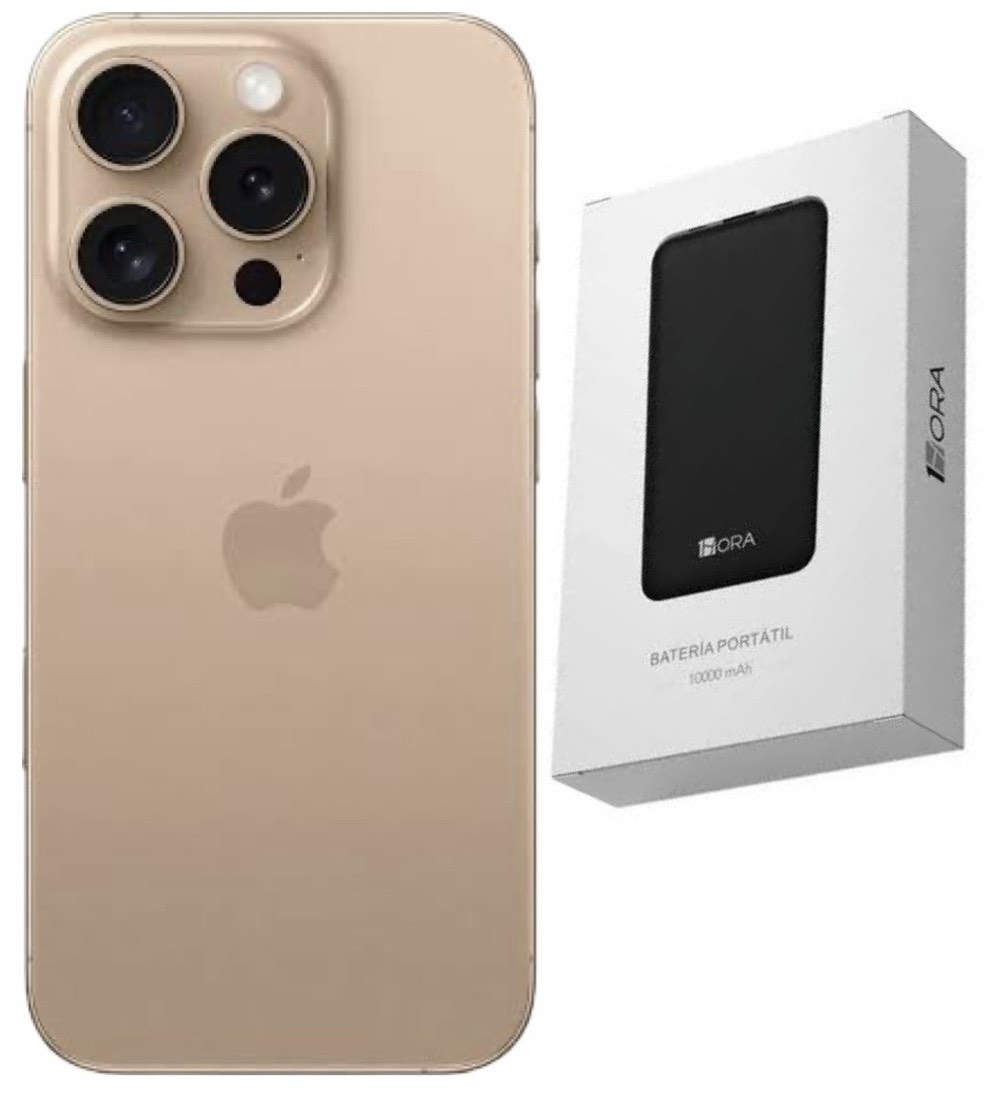 Apple iPhone 16 Pro Dorado 256GB reacondicionado + Batería hora. 