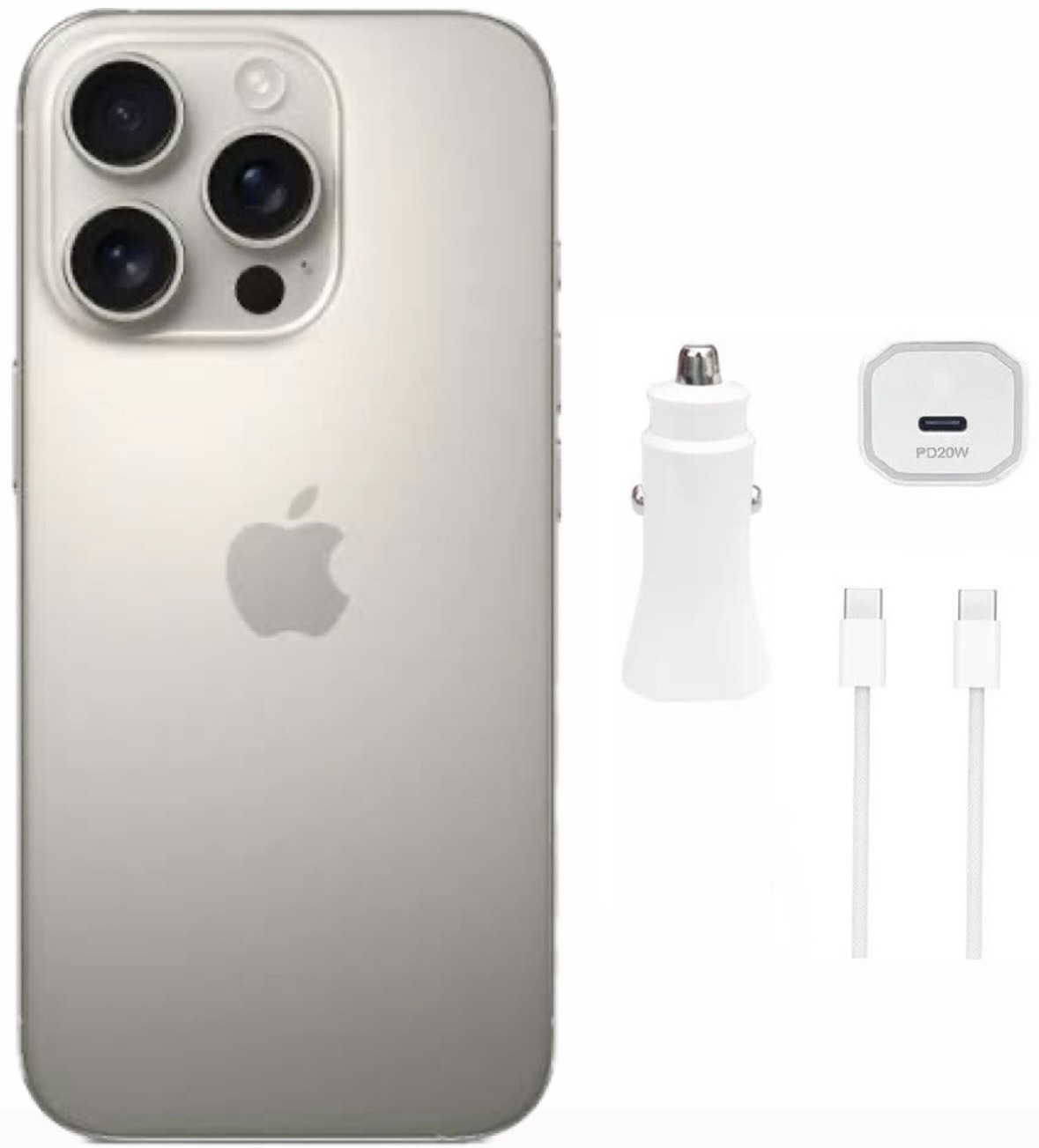 Apple iPhone 16 Pro Max Natural Titanium  256 gb reacondicionado mas Audifonos Airpods 4 de regalo con calidad premium
