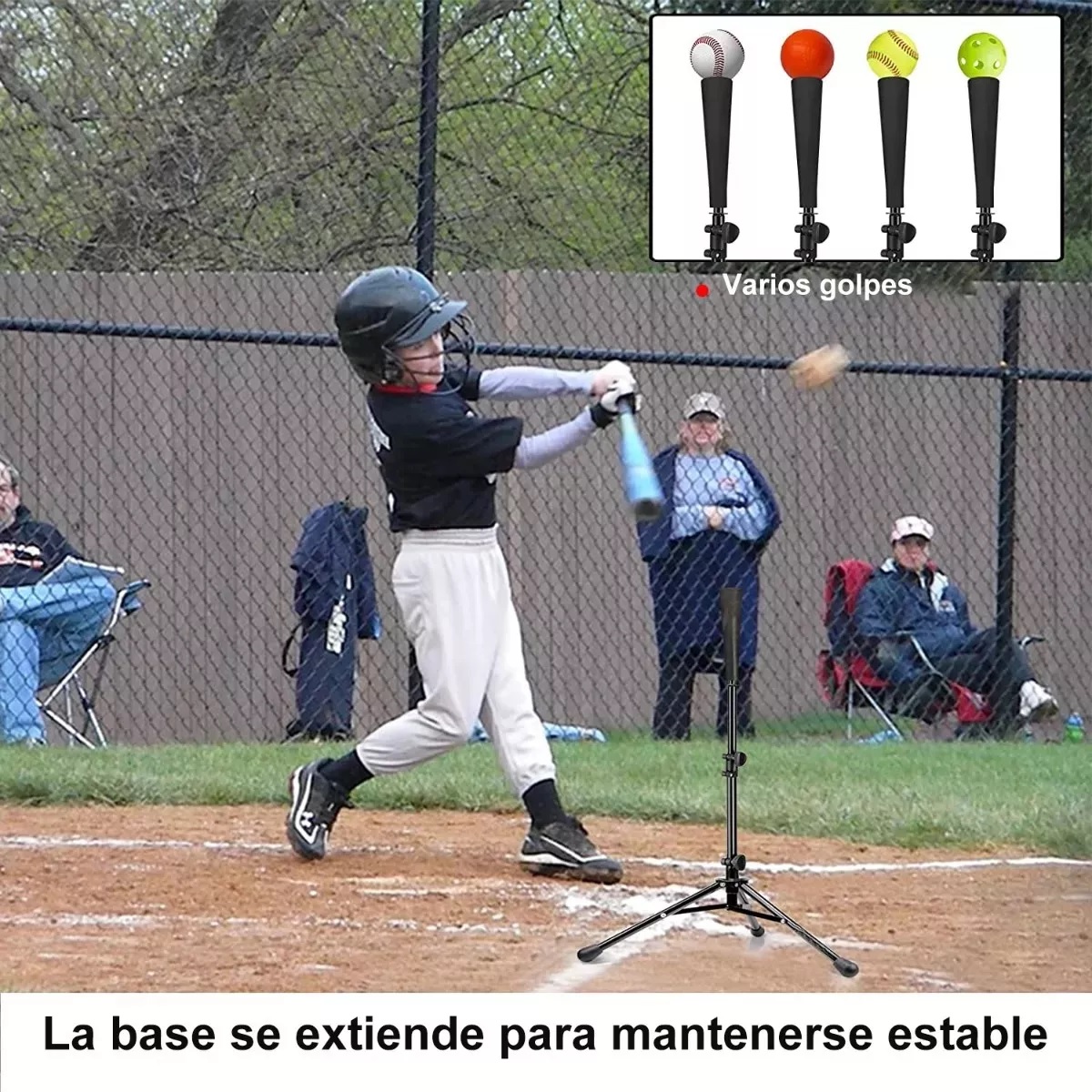 Base Entrenadora De Bateo(tee Ball)beisbol Softball 72-108cm
