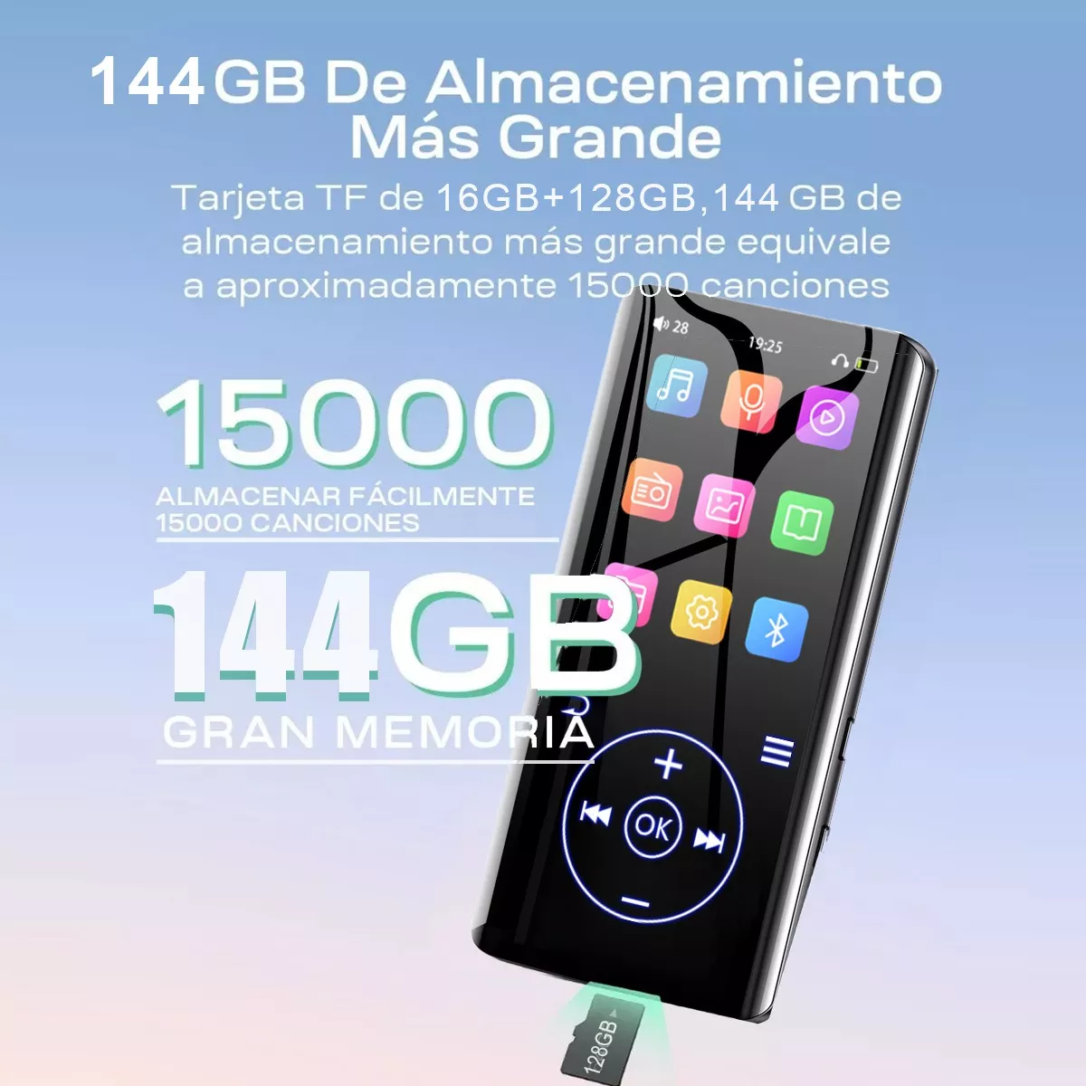 Reproductor Mp3 Bluetooth 5.0