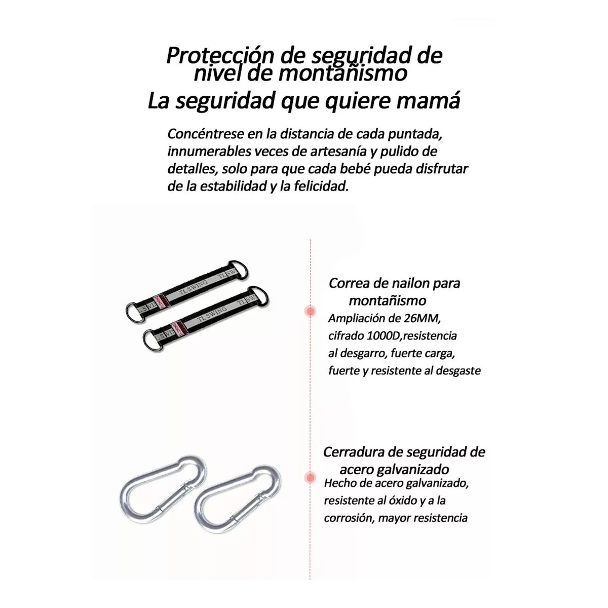 Asiento Infantil, Columpio Exterior Amarillo