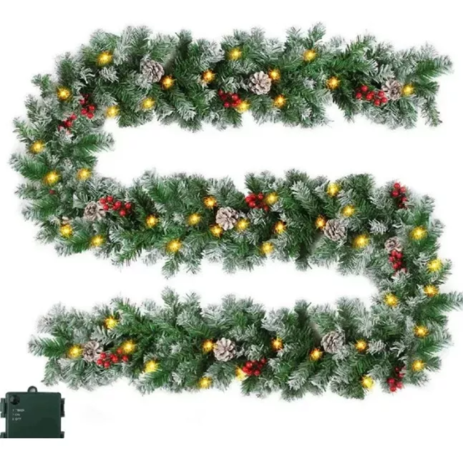Guía Guirnalda Navideña Luces De Guirnalda Decoración 2.7m